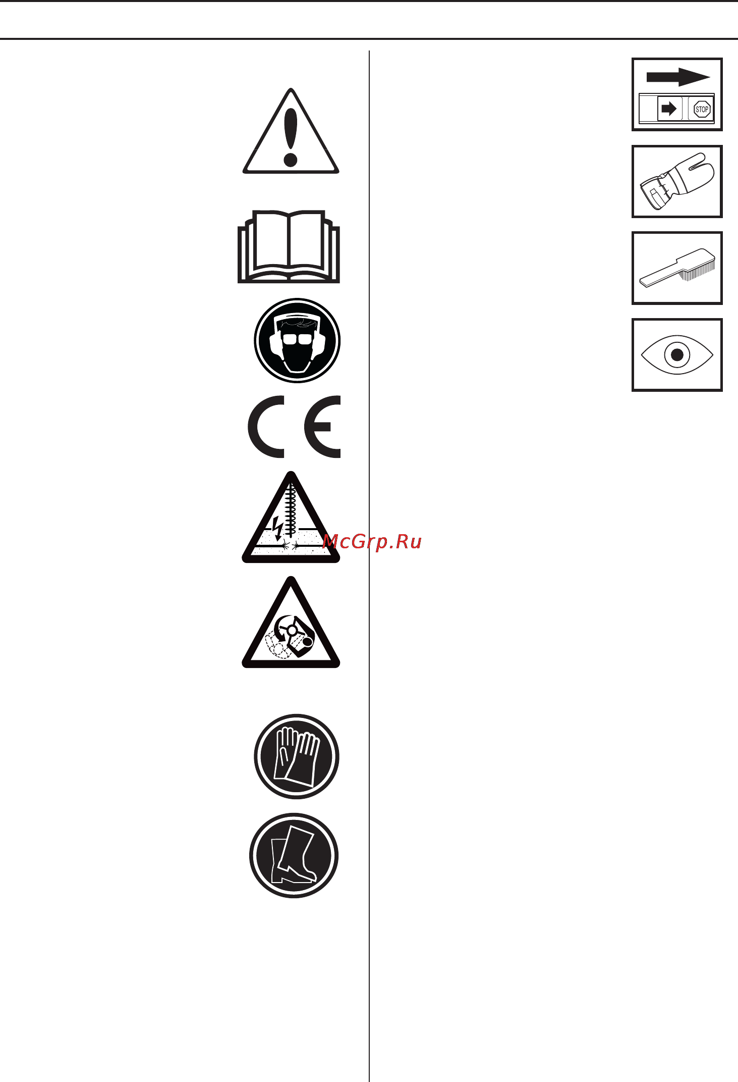 Husqvarna 143AE15 [2/76] Symbols