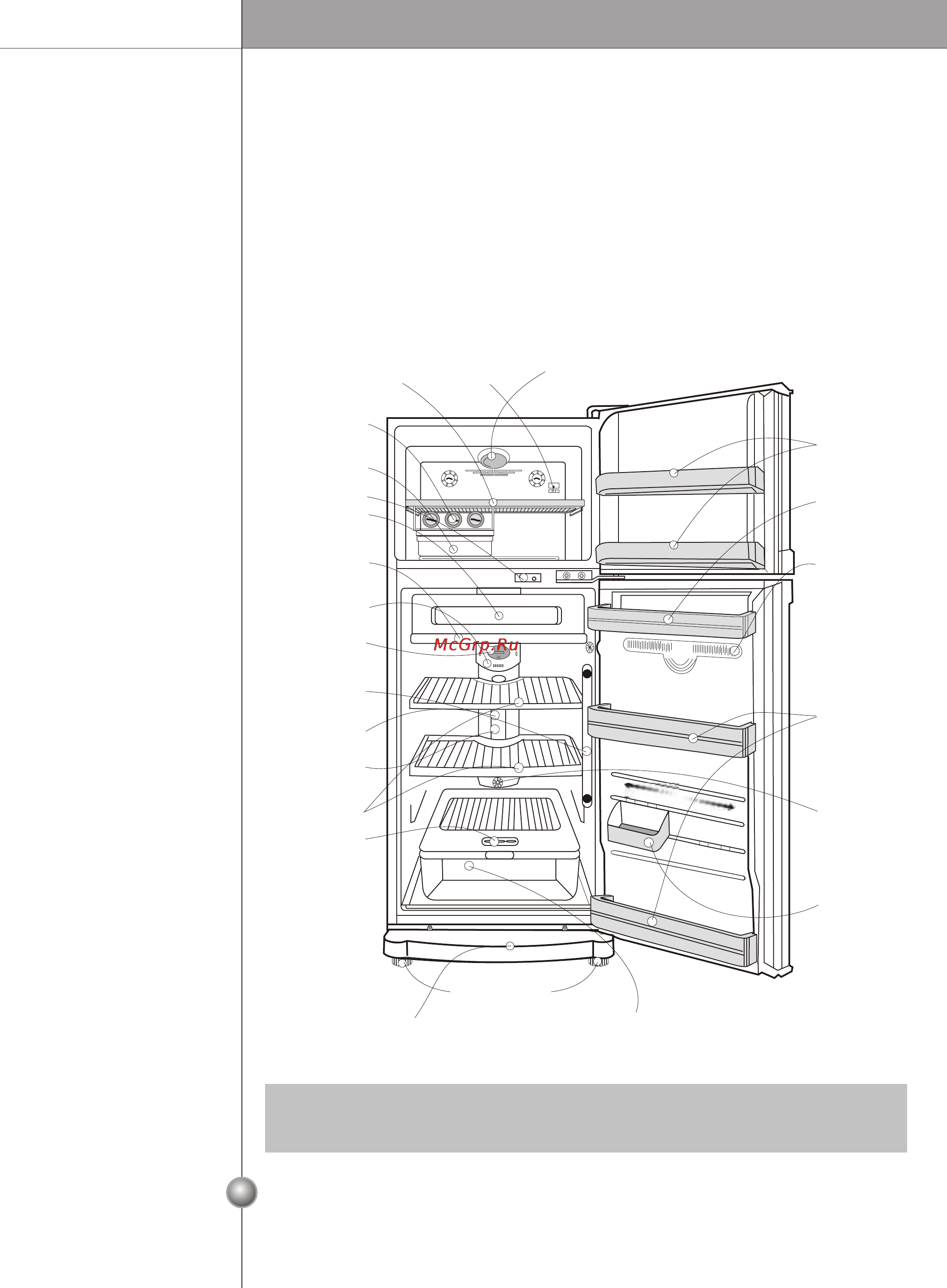 LG GR-B432YM [5/17] Identification of parts