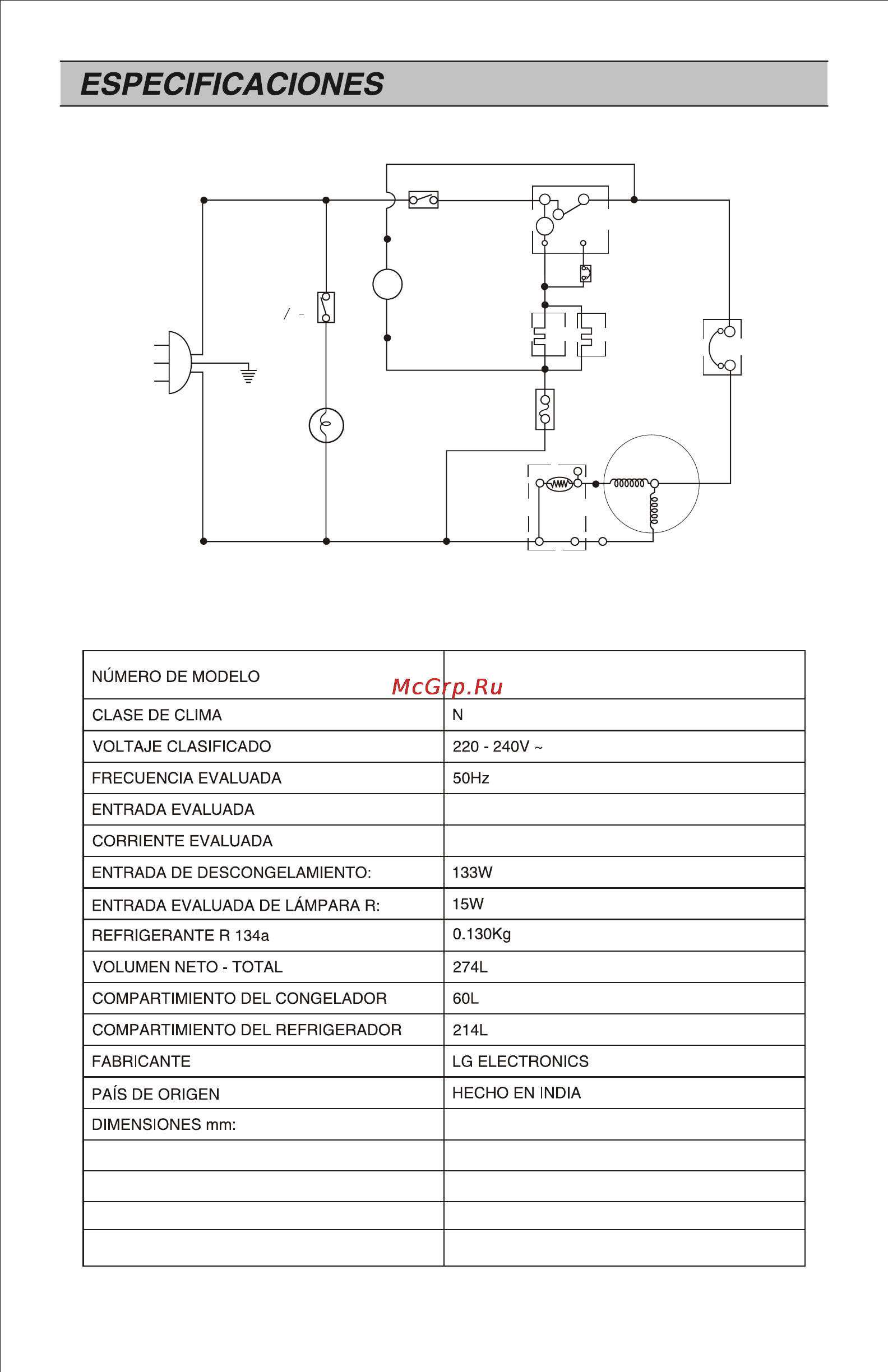 LG GR-3322W [26/44] Page 26