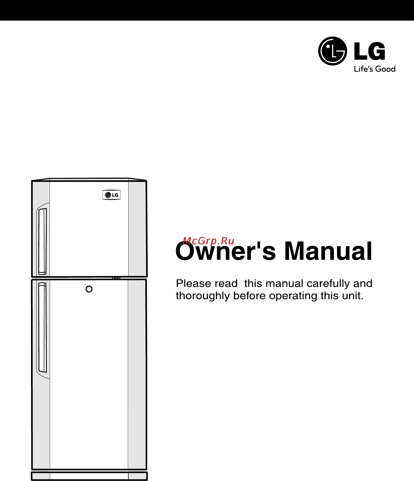 LG GR-B312VM.ASWQKZH Инструкция по эксплуатации онлайн