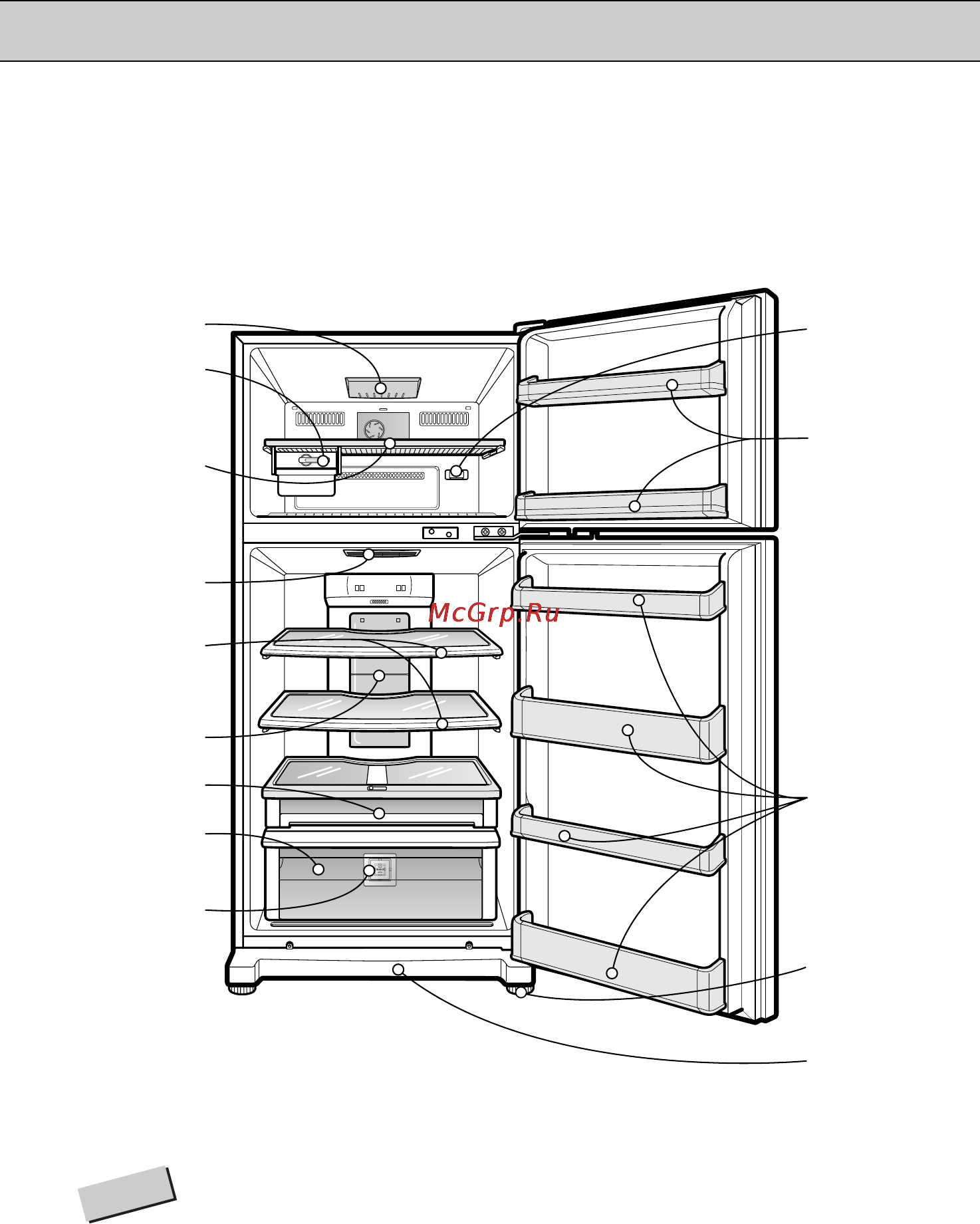 LG GR-B350QM [10/56] Inner parts