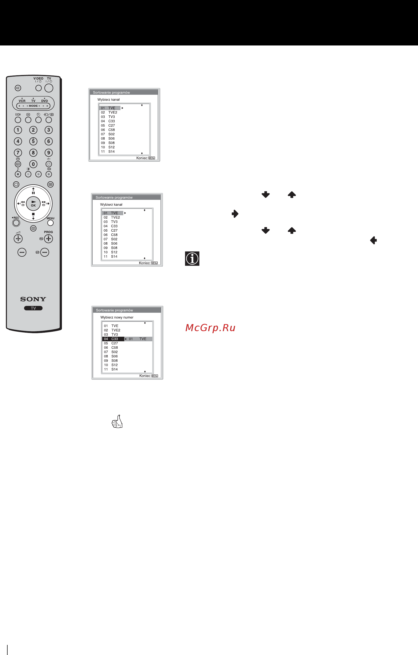 Sony VEGA KLV-L32M1 [80/132] Telewizor jest gotowy do pracy