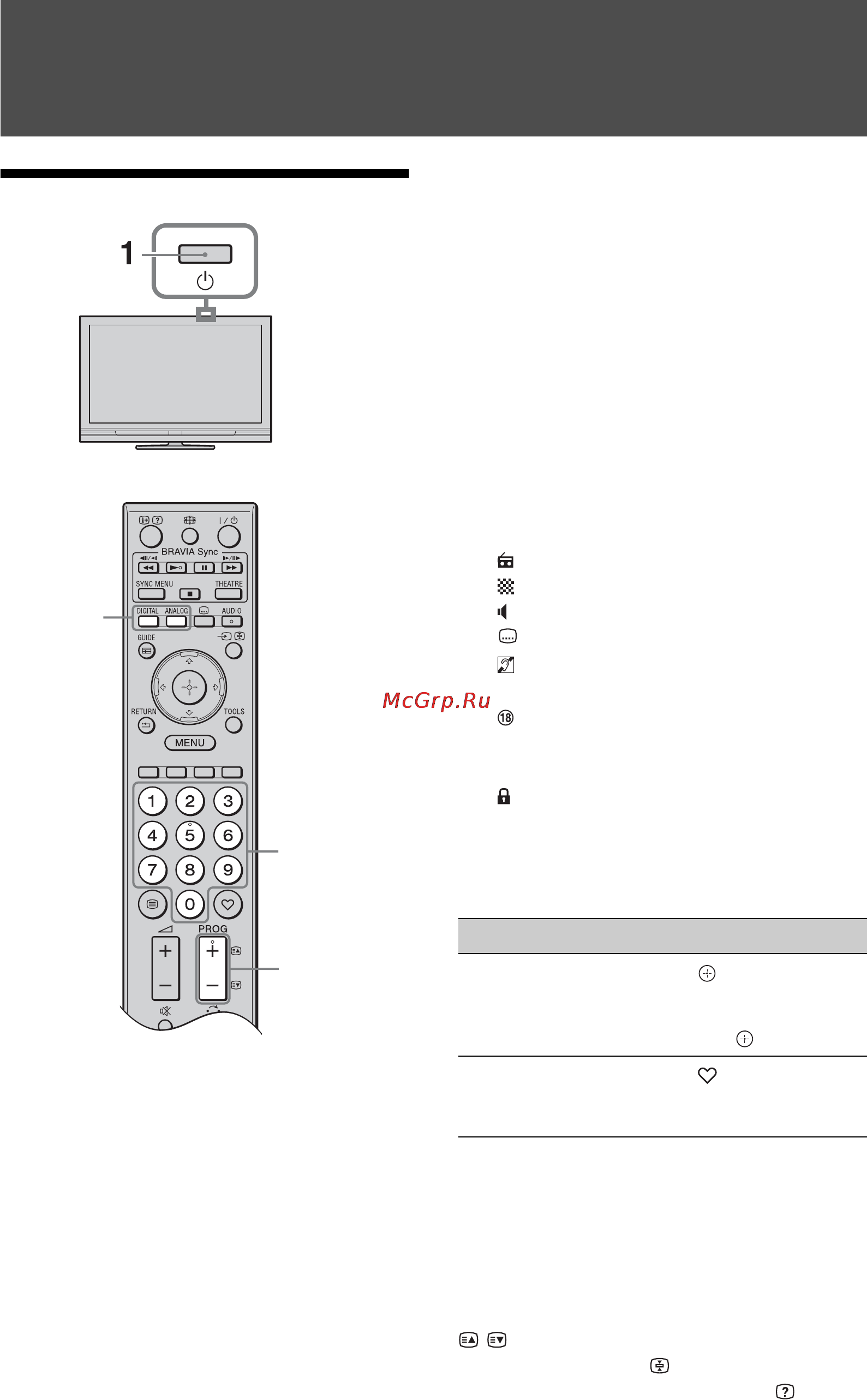 Sony BRAVIA KDL-40S4010 [168/280] Watching tv