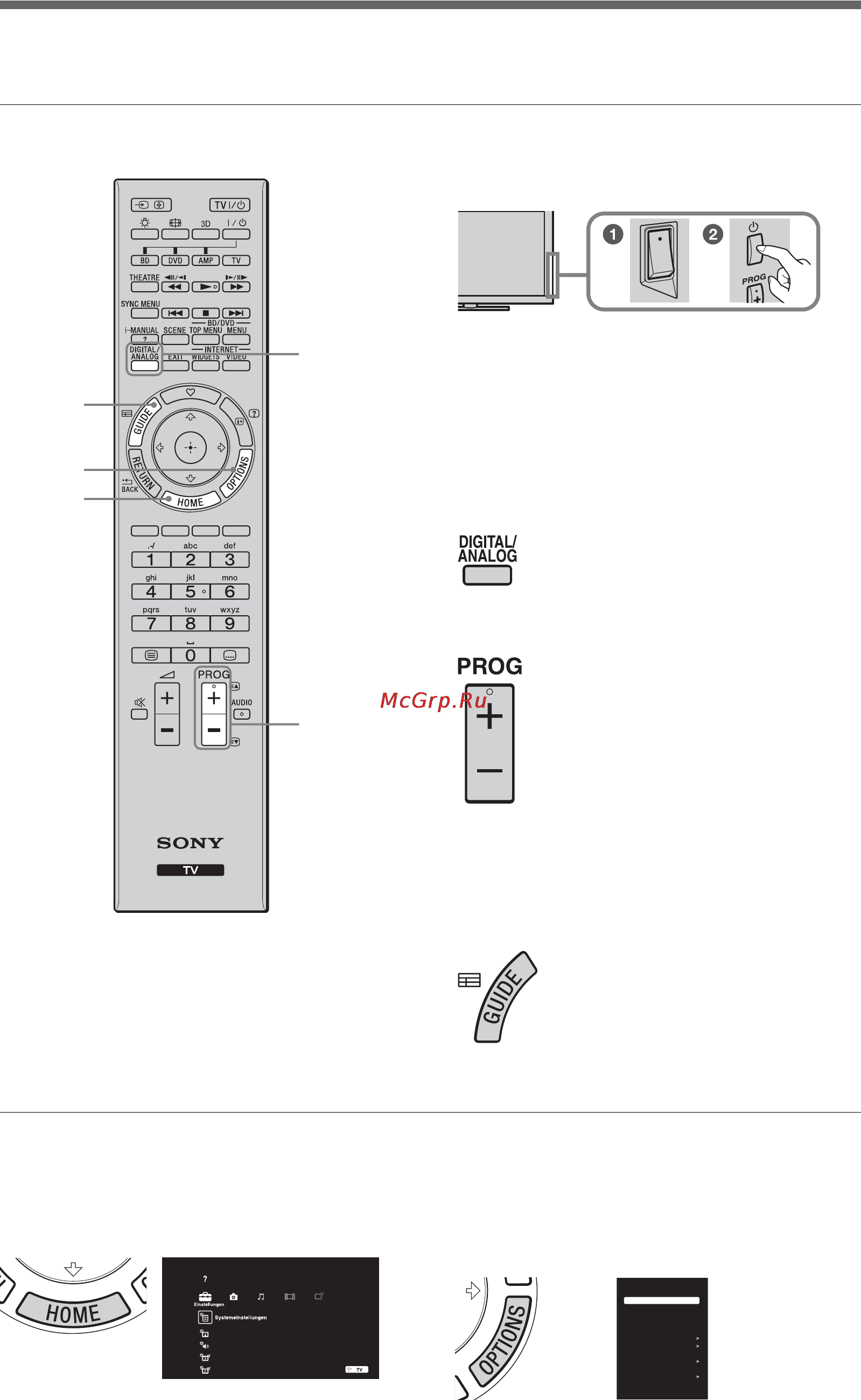 Sony BRAVIA KDL-60LX905 [10/148] Fernsehempfang