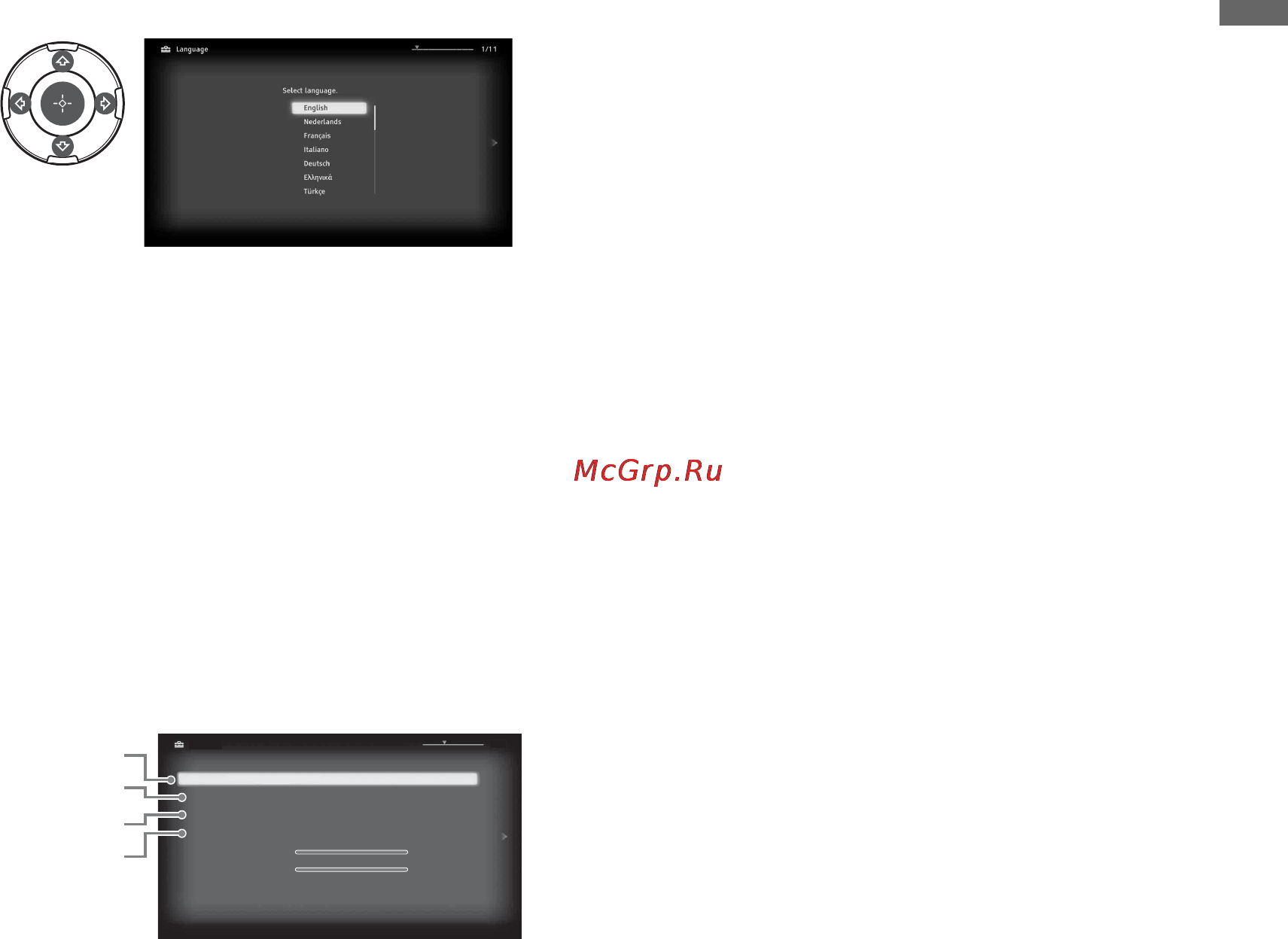 Sony BRAVIA KDL-60LX905 [127/148] Appuyez sur la touche 1 du téléviseur