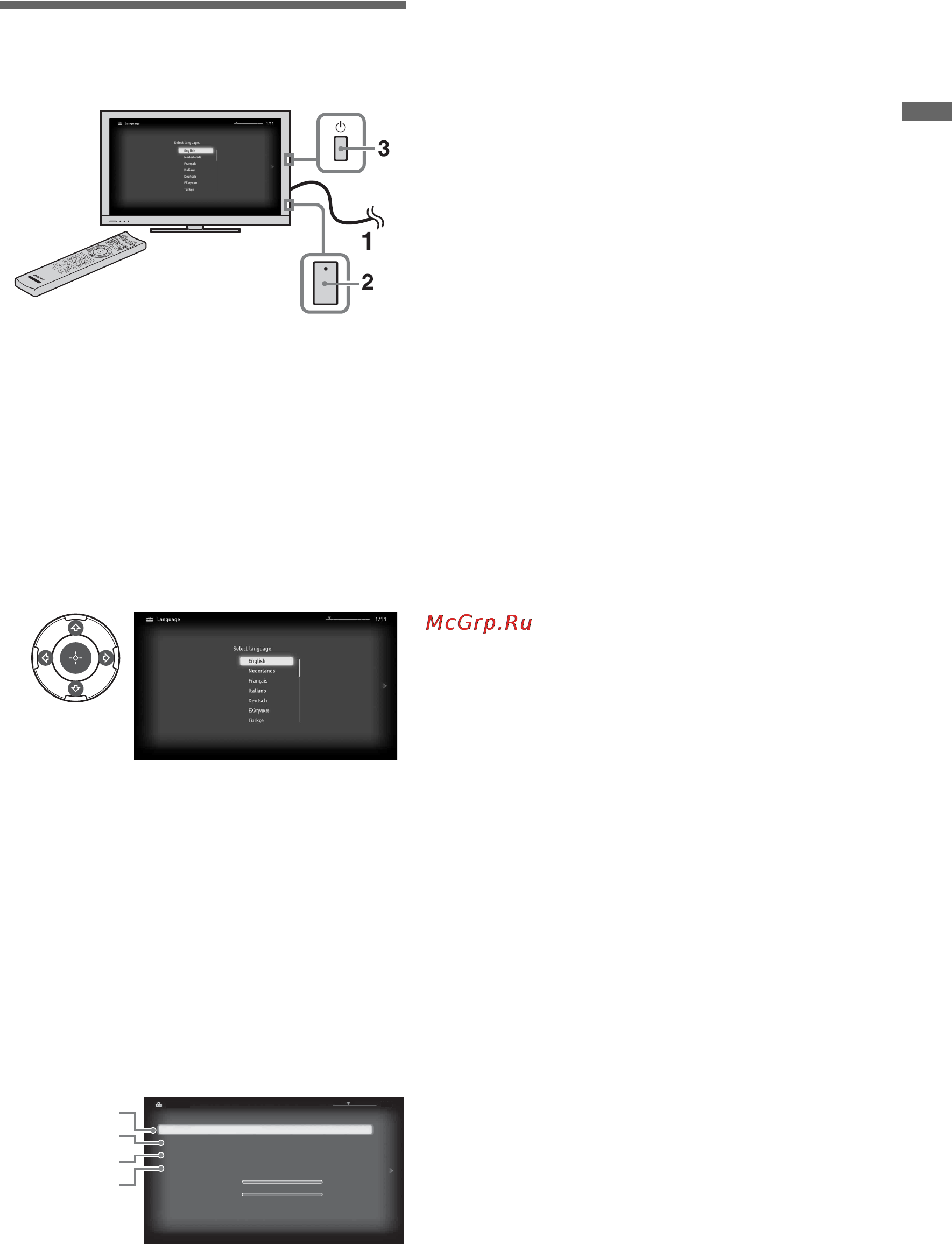 Sony BRAVIA KDL-60LX905 [55/148] Provedení počátečního nastavení