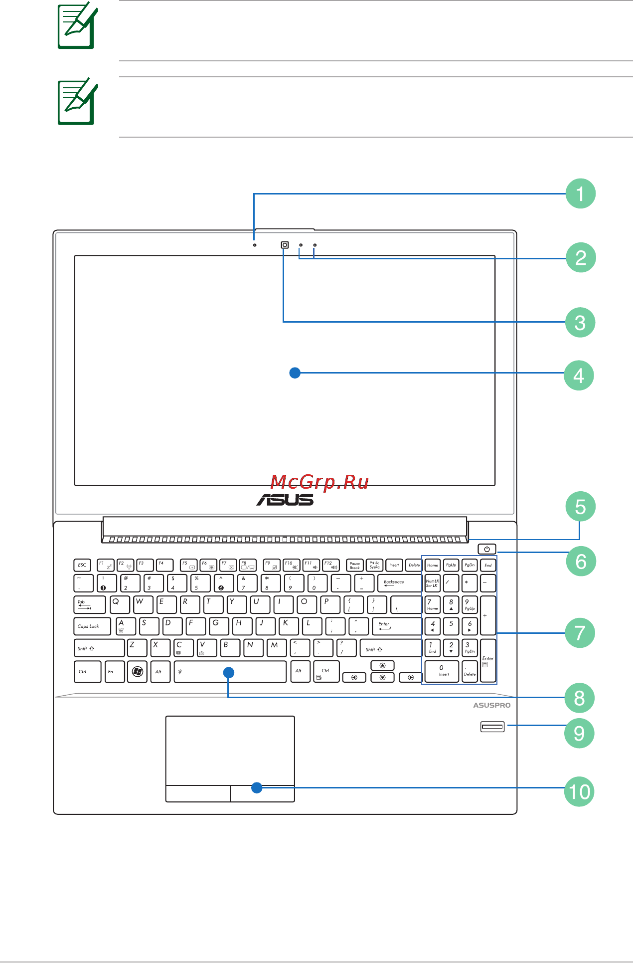 Asus PU500CA-XO003H [14/100] Верхняя сторона