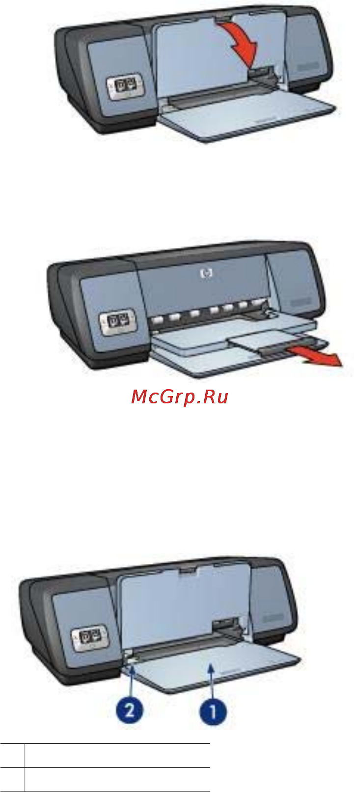 HP DeskJet 5743 [12/106] Входной лоток