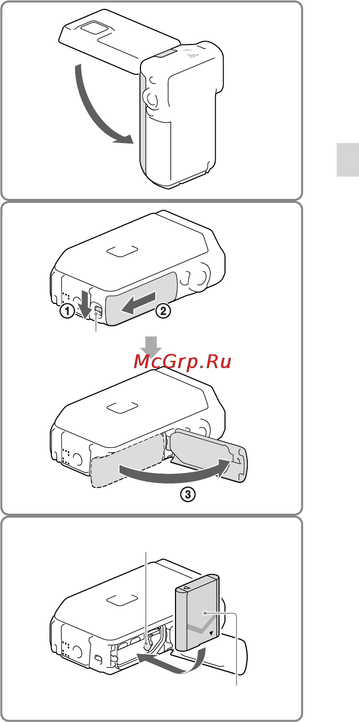 Sony HDR-GW66E/BC [15/80] Закройте жк дисплей