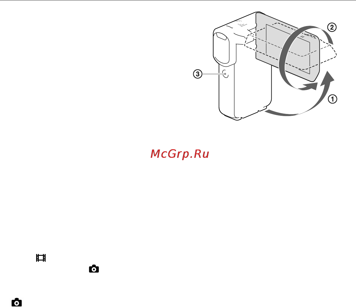 Sony HDR-GW66E/BC [30/80] Запись в зеркальном режиме