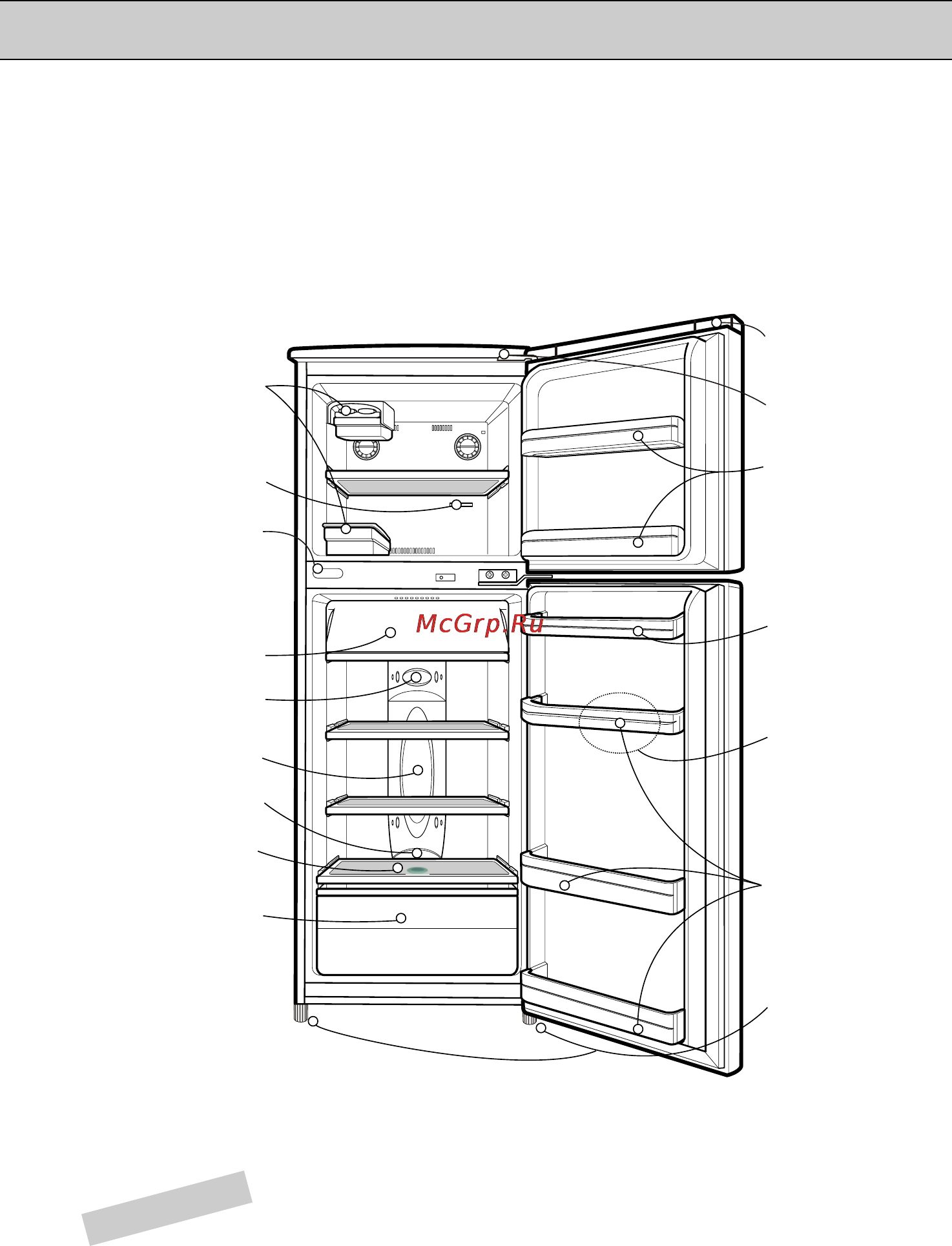 LG GR-U262RC [4/12] Схема устройства