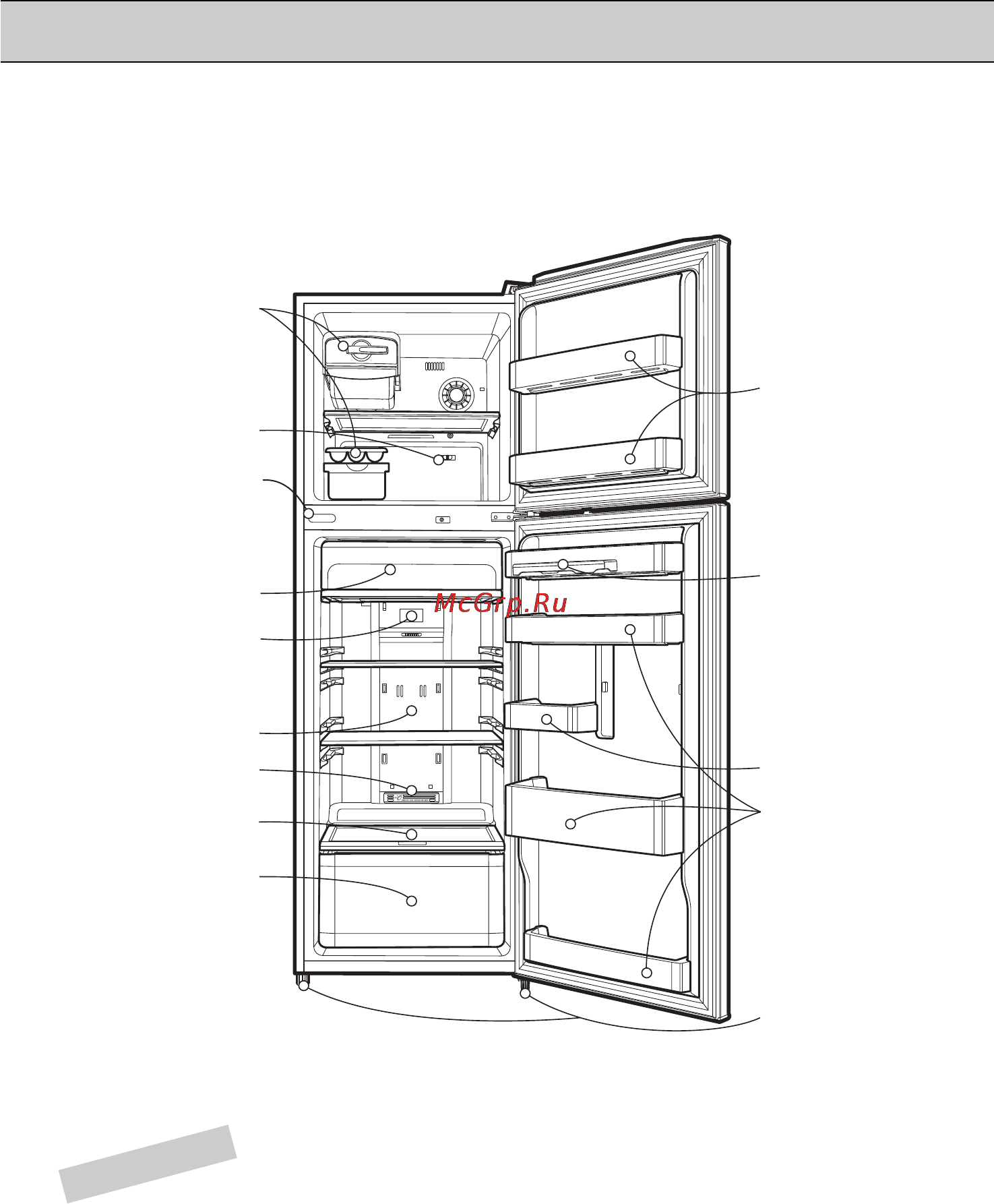 LG GR-V262RLC [5/12] Схема устройства