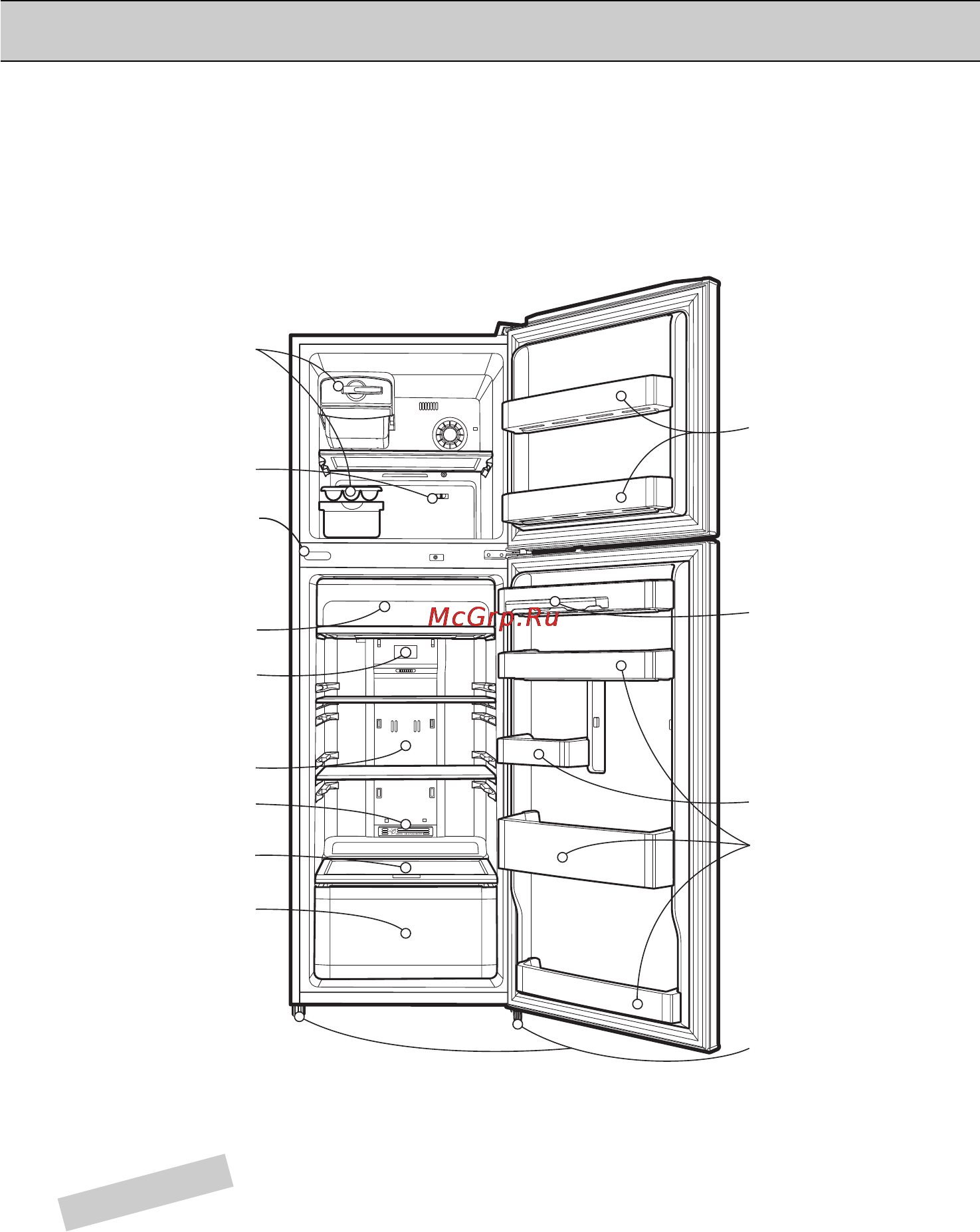 LG GR-V292SC [5/16] Схема устройства