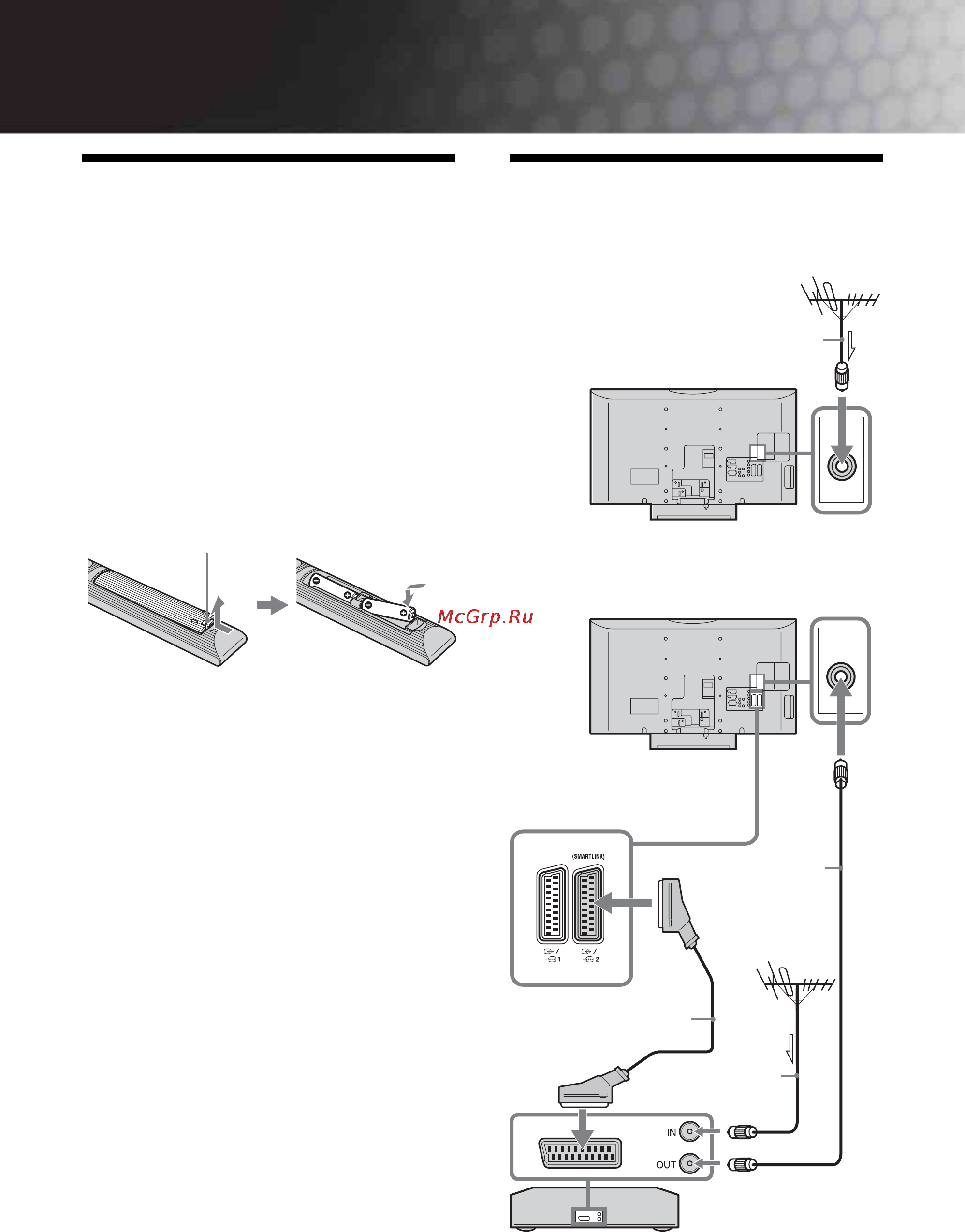 Sony BRAVIA KDL-40S2800 [4/193] Start up guide