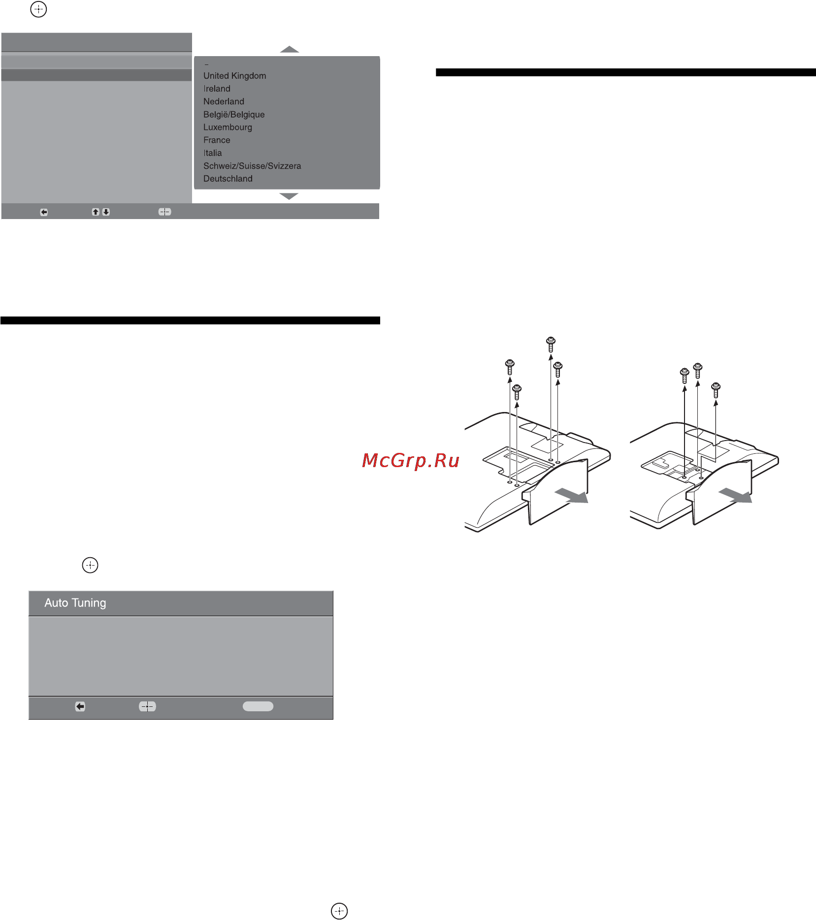 Sony BRAVIA KDL-40S2800 [6/193] Auto tuning the tv