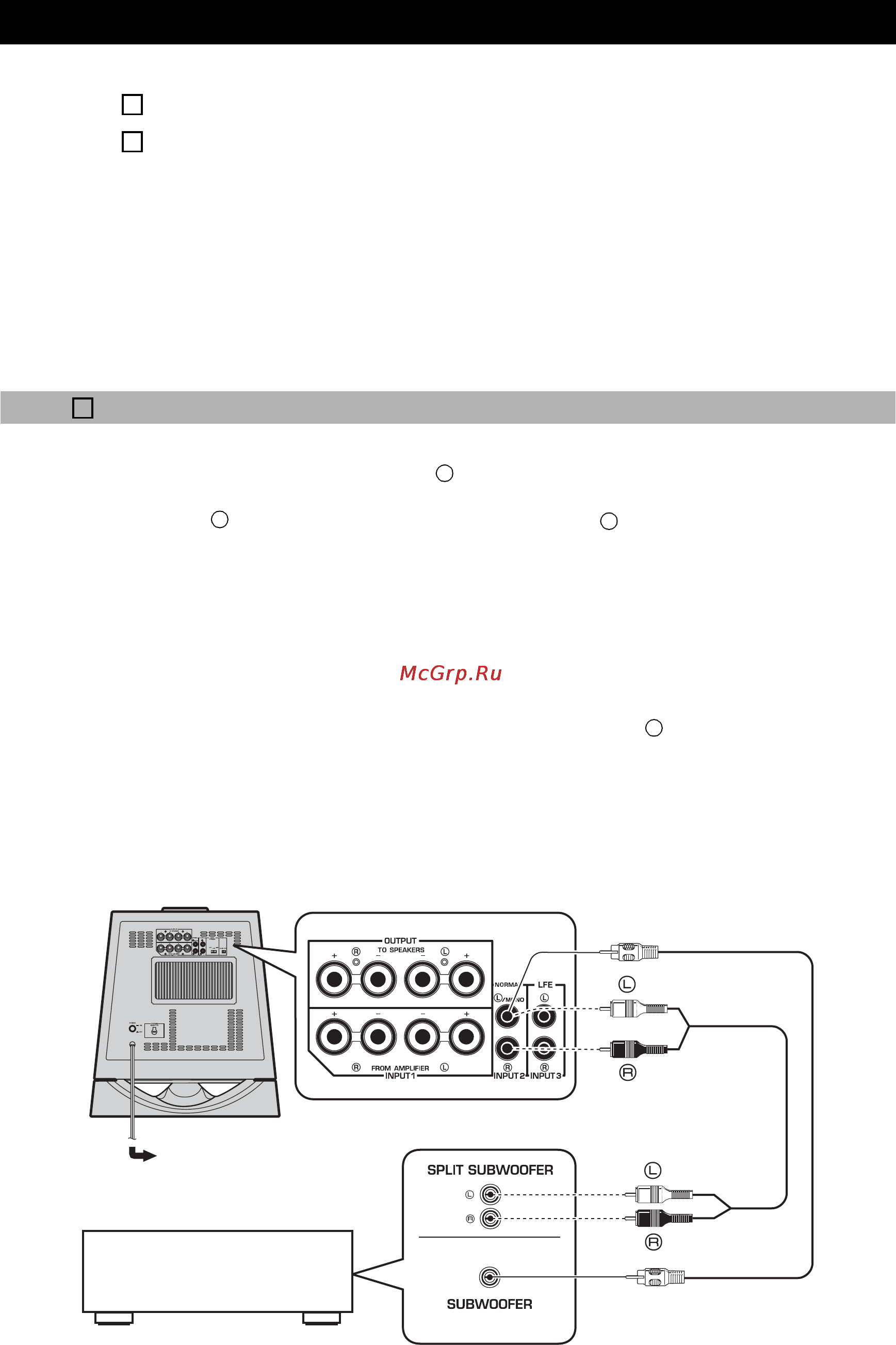 Yamaha NS-SW700 Piano White [64/148] Anslutningar