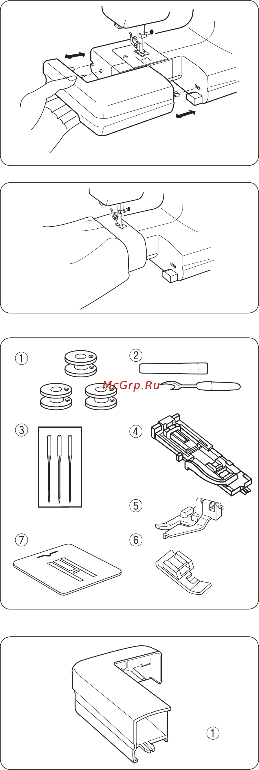 Janome tc-1222s [5/32] Page 3