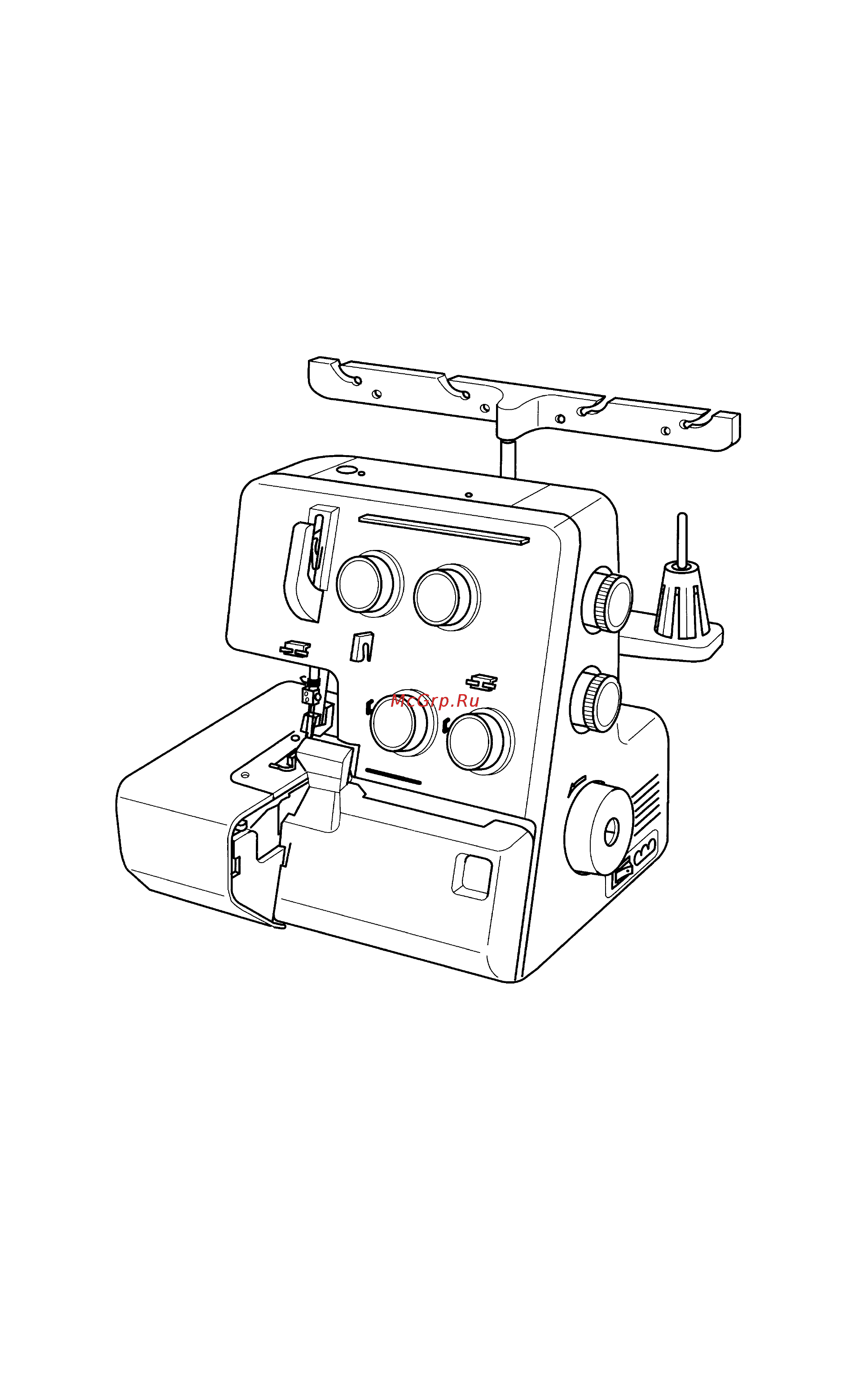 Janome MYLOCK 204D Инструкция по эксплуатации онлайн