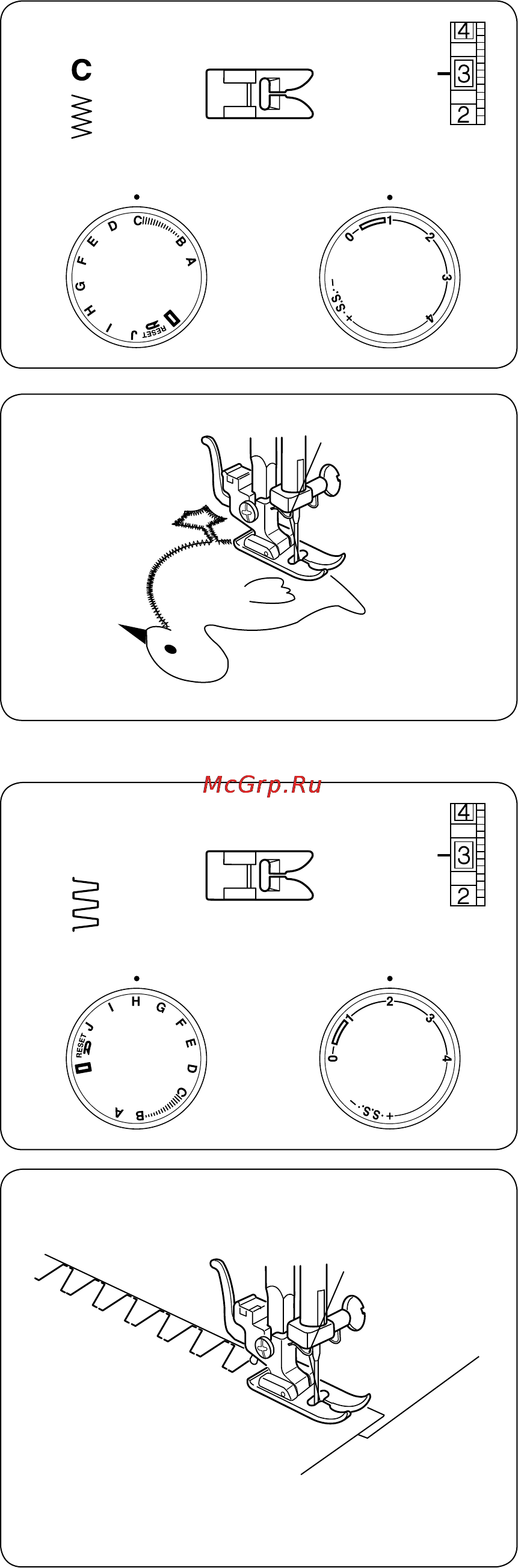 Janome Tip 718s [25/32] Аппликация