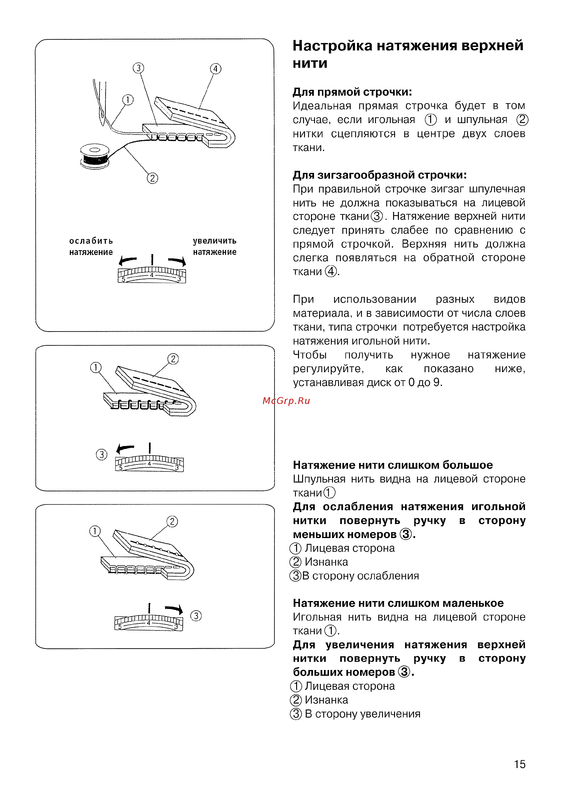 Janome Decor Excel 5018 Инструкция по эксплуатации онлайн [17/42] 87088