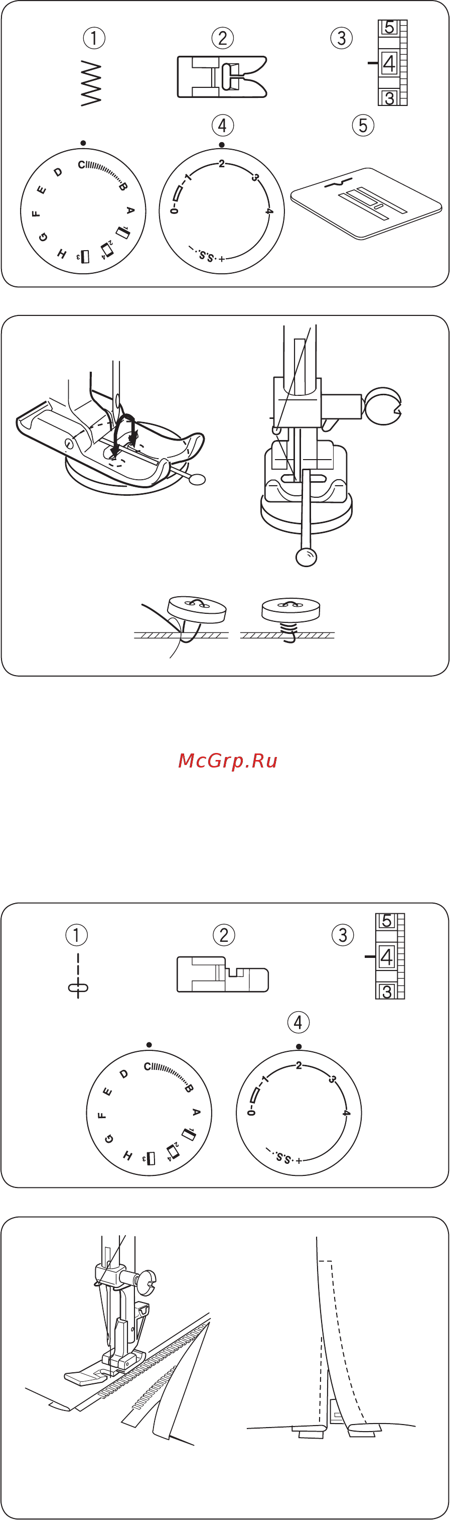 Janome MX 77 белый [19/28] Page 19