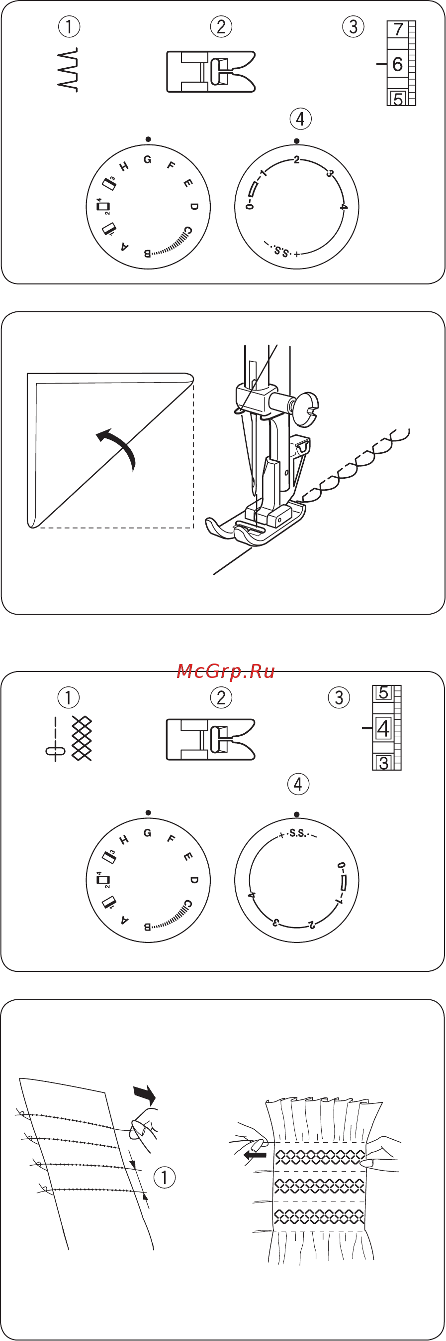 Janome MX 77 белый [22/28] Page 22