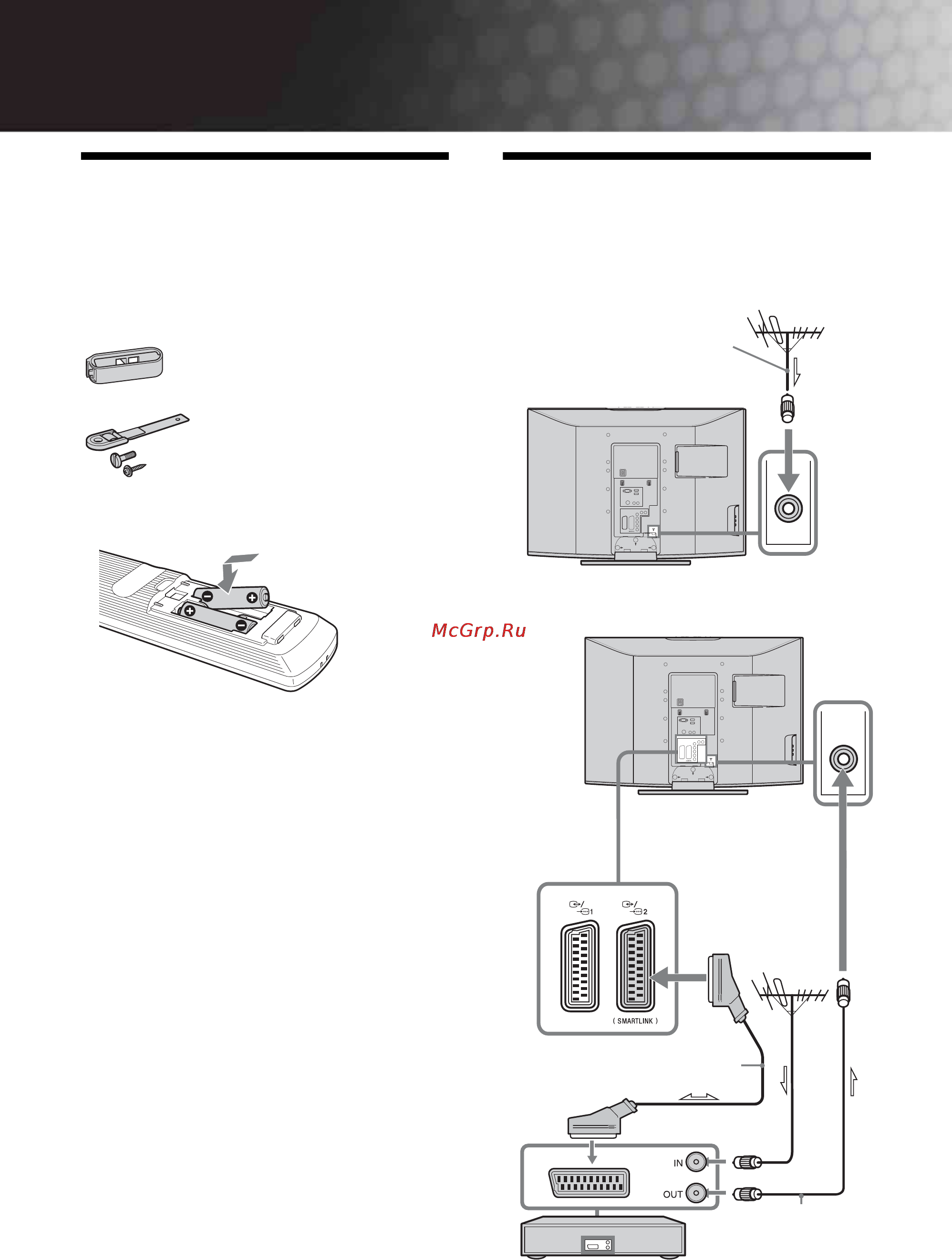 Sony BRAVIA KLV-26U2530 [26/70] Начало работы