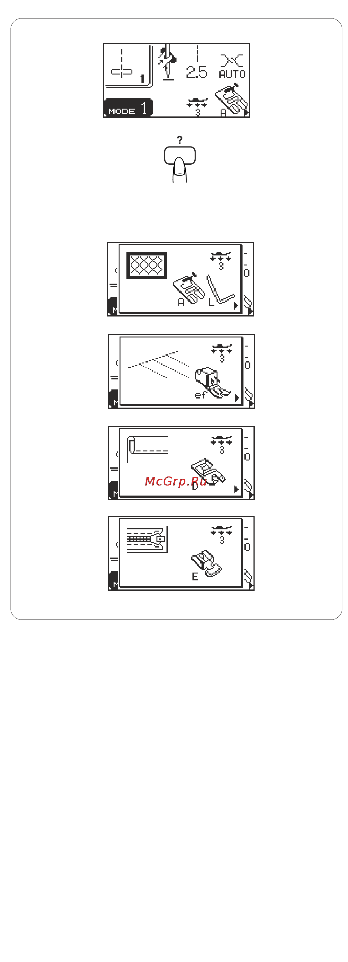Janome MC 5200 Инструкция по эксплуатации онлайн [13/81] 87131