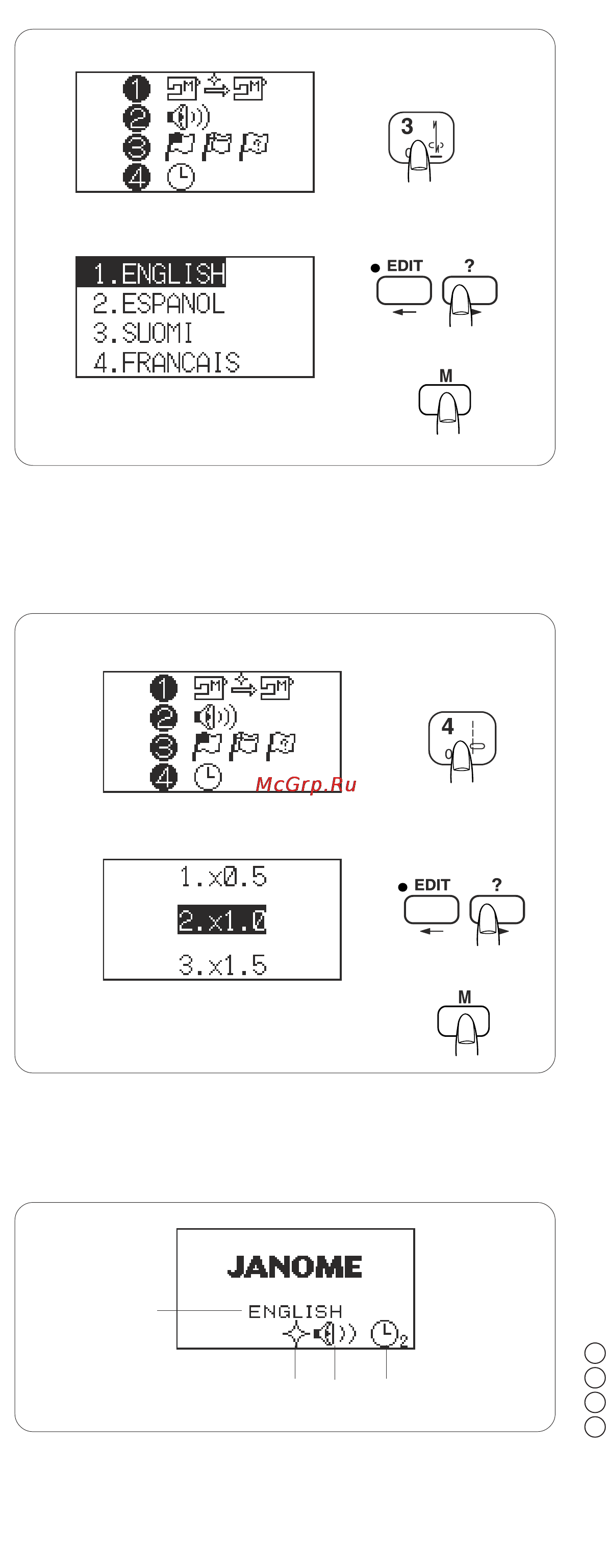 Janome MC 5200 Инструкция по эксплуатации онлайн [15/81] 87131