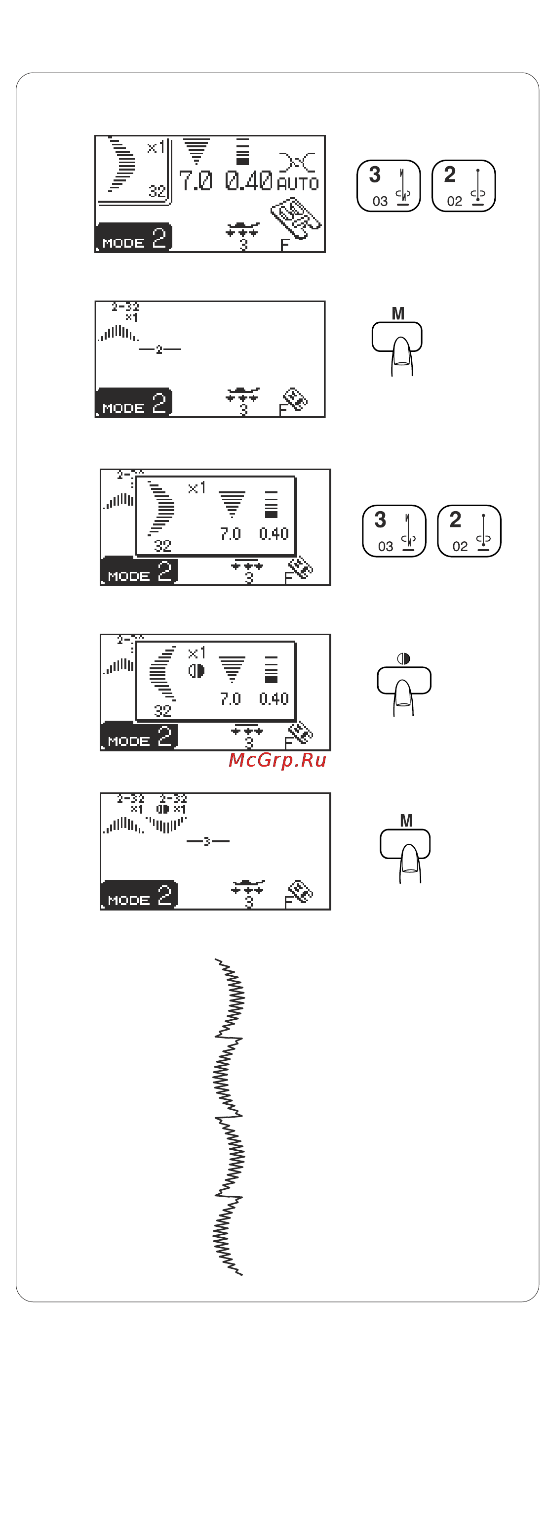 Janome MC 5200 Инструкция по эксплуатации онлайн [61/81] 87131