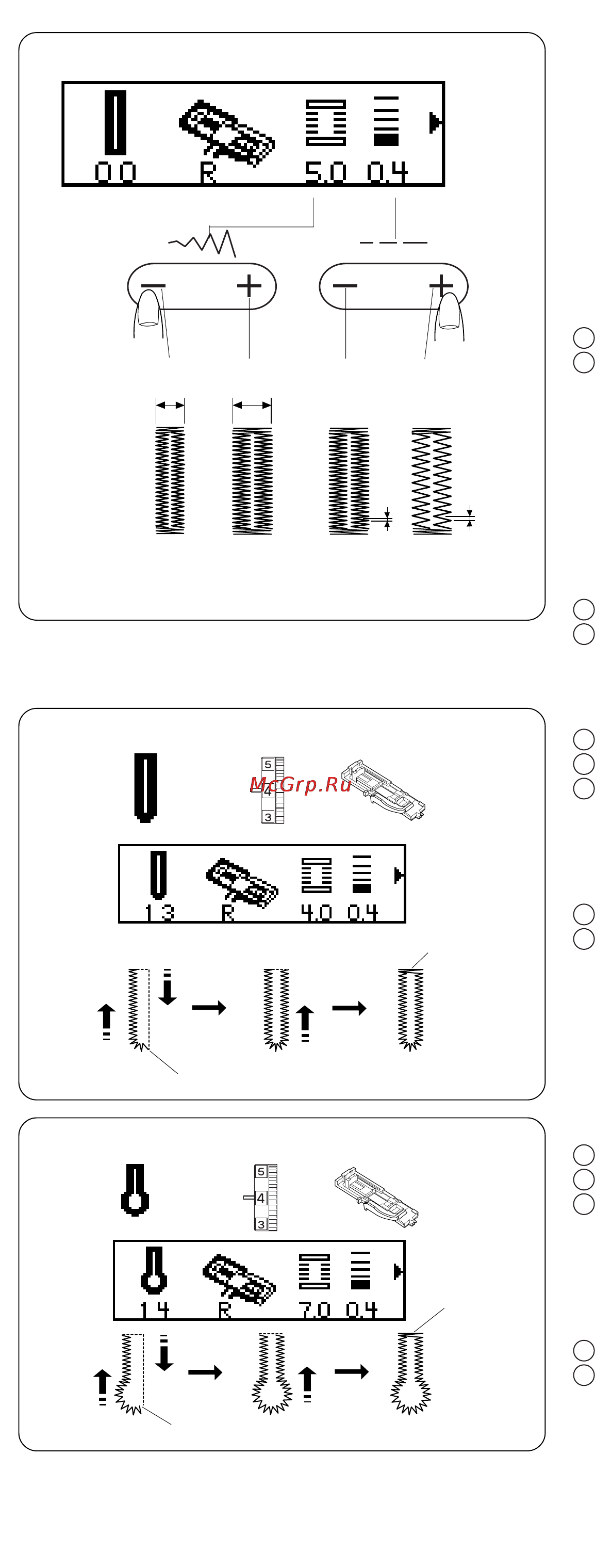 Janome DC 3600 [31/54] Петля с глазком