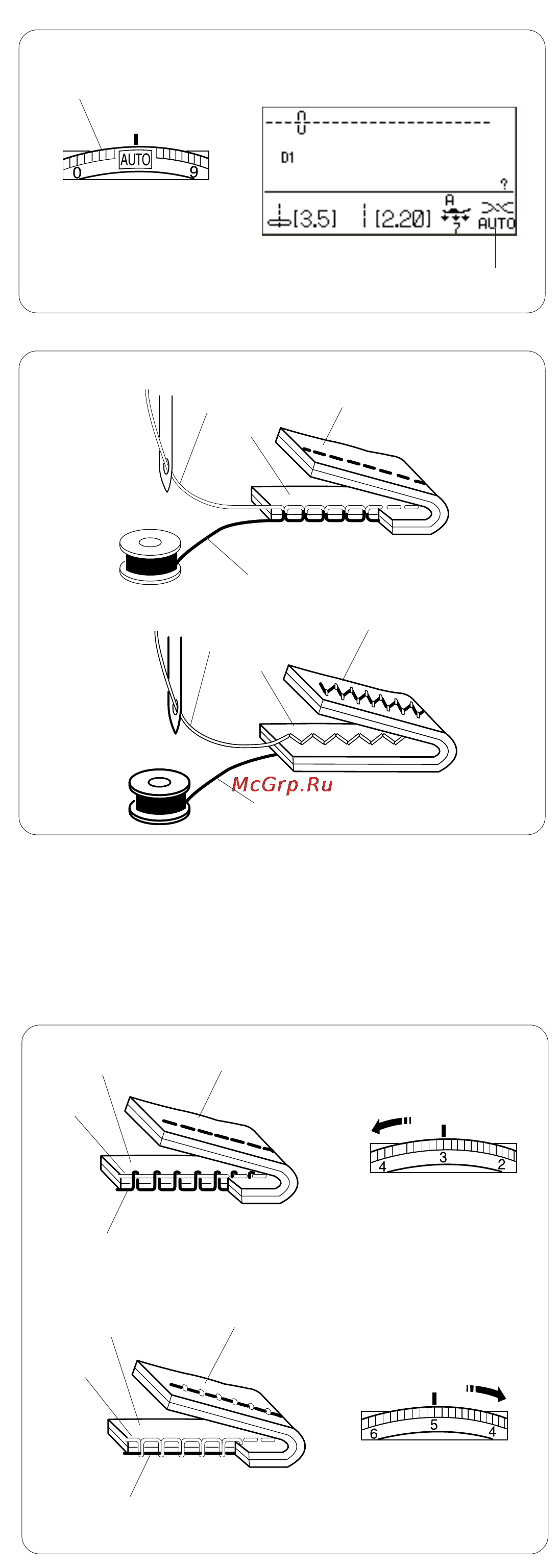 Janome MC 7700 QCP [23/95] Сбалансированное натяжение нити