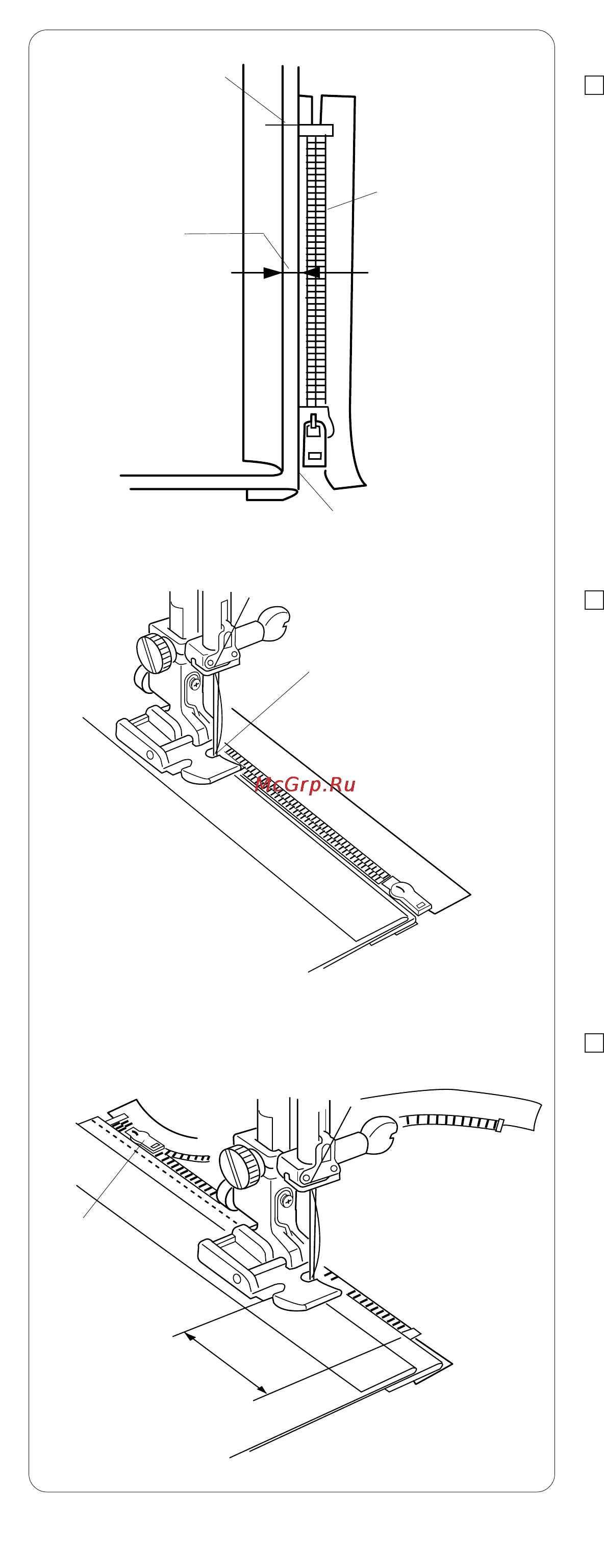 Janome MC 7700 QCP Инструкция по эксплуатации онлайн [46/95] 87139