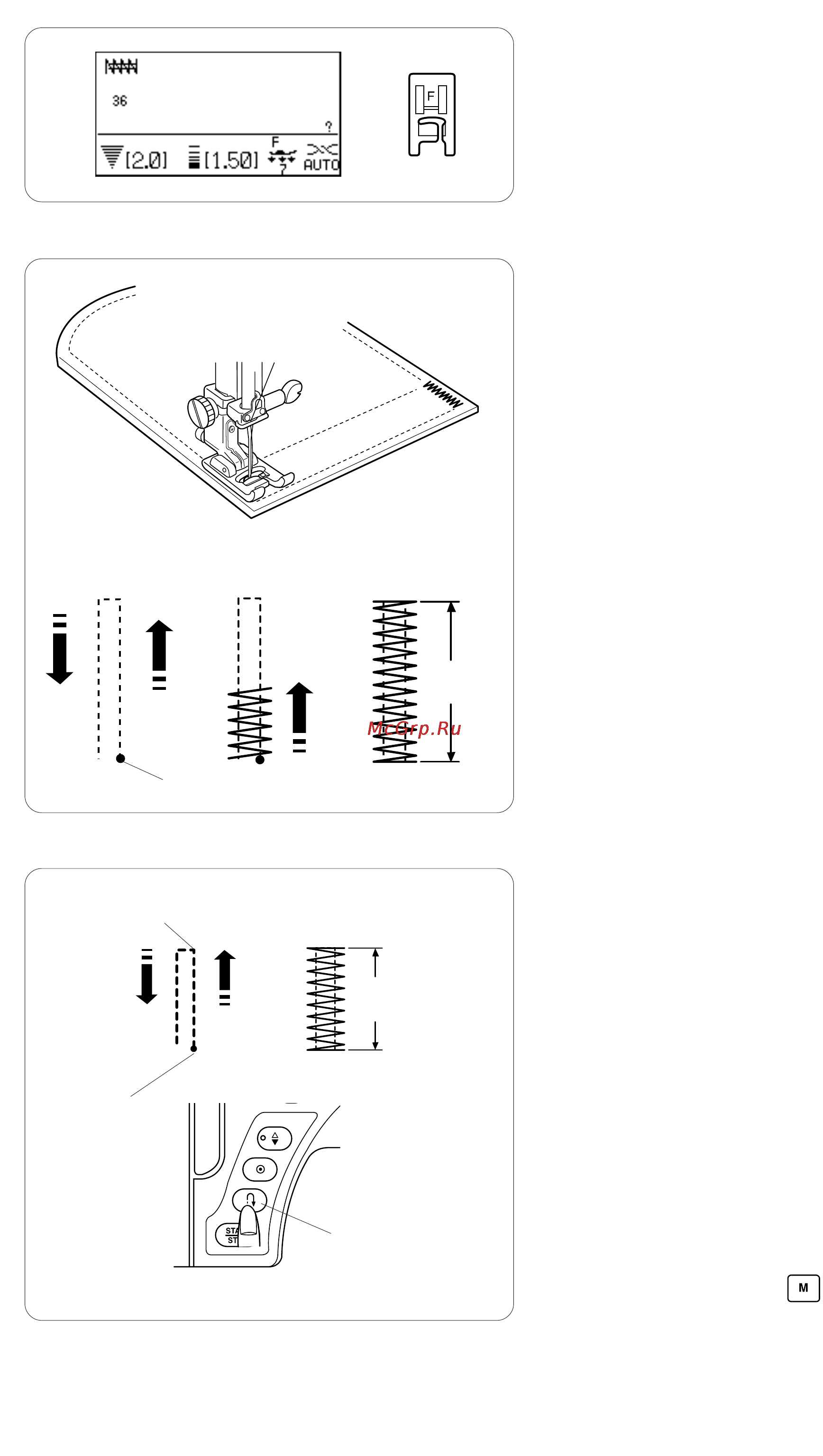 Janome MC 7700 QCP Инструкция по эксплуатации онлайн [64/95] 87139