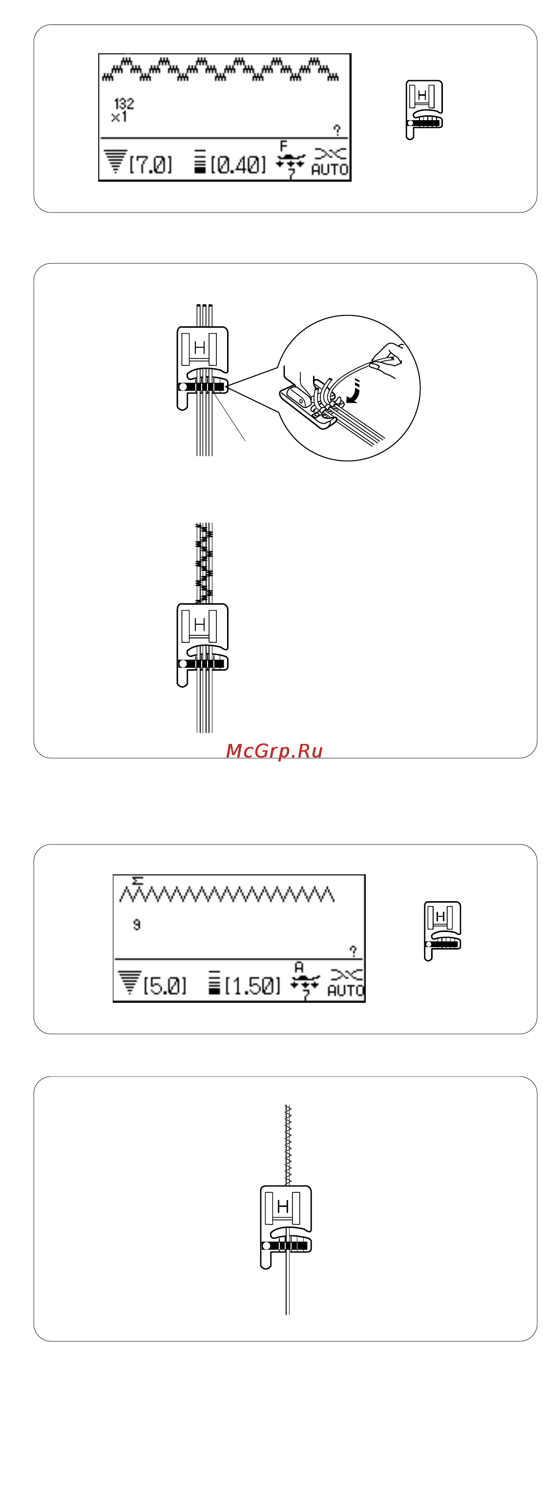 Janome MC 7700 QCP Инструкция по эксплуатации онлайн [71/95] 87139