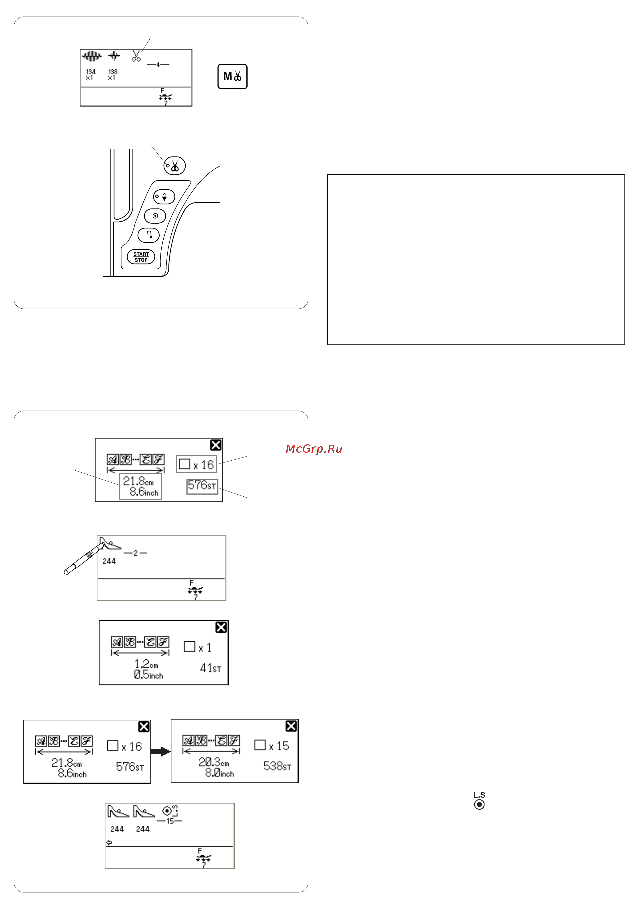 Janome MC 7700 QCP Инструкция по эксплуатации онлайн [78/95] 87139
