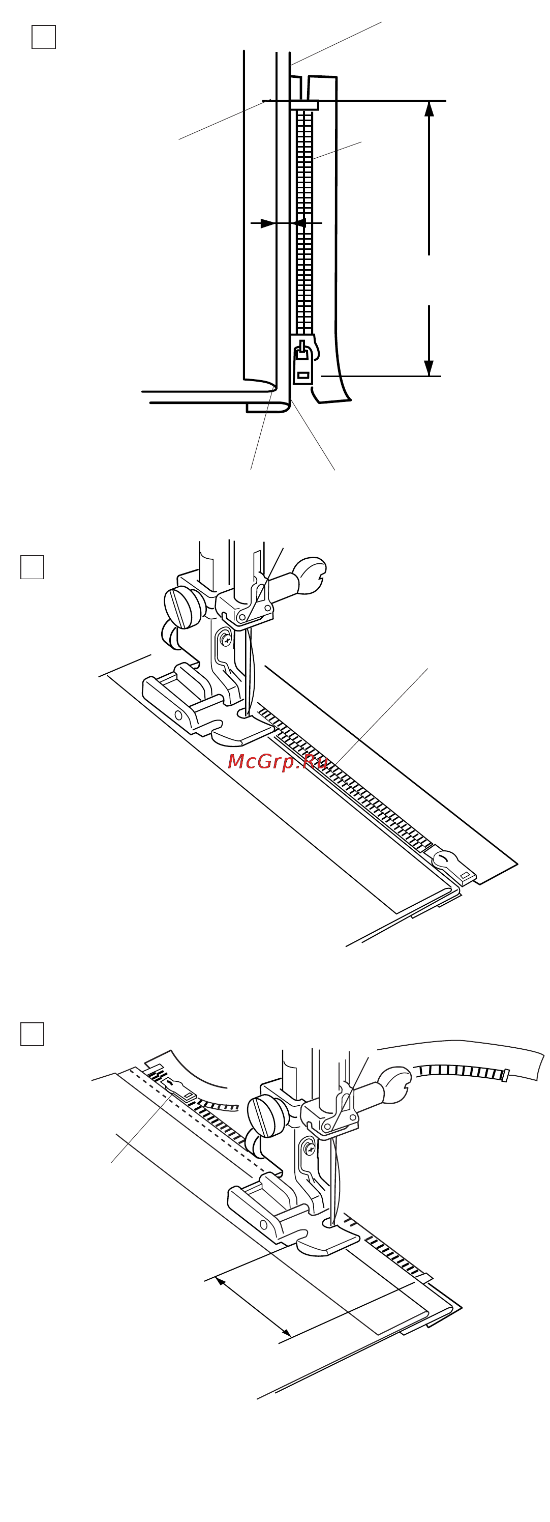 Janome MC 6600 P [44/94] Втачивание