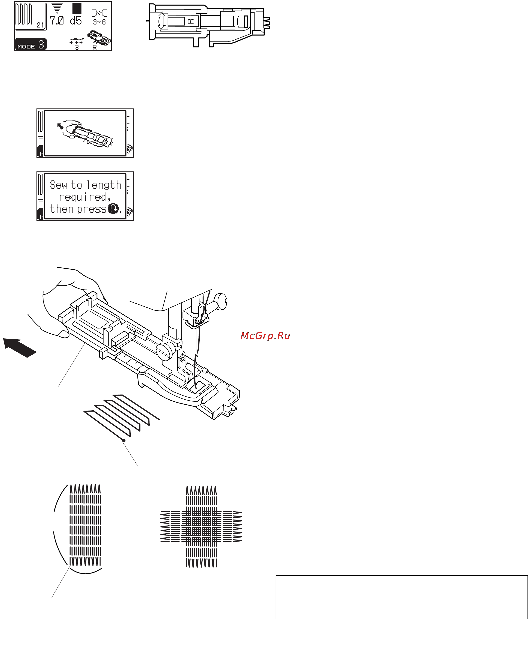 Janome MC 6600 P [62/94] Штопка