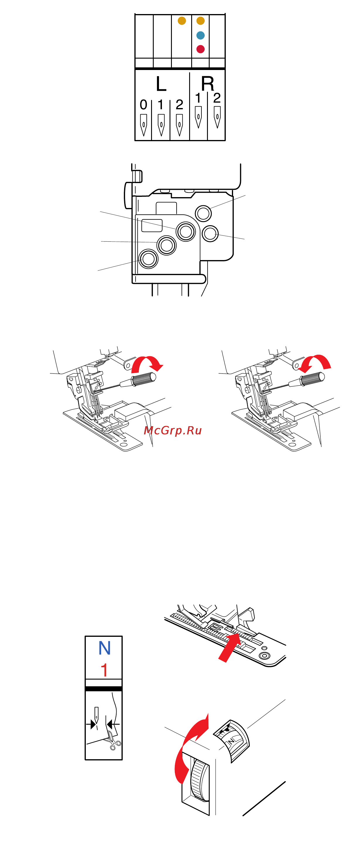Janome 1200D Инструкция по эксплуатации онлайн [12/57] 87152
