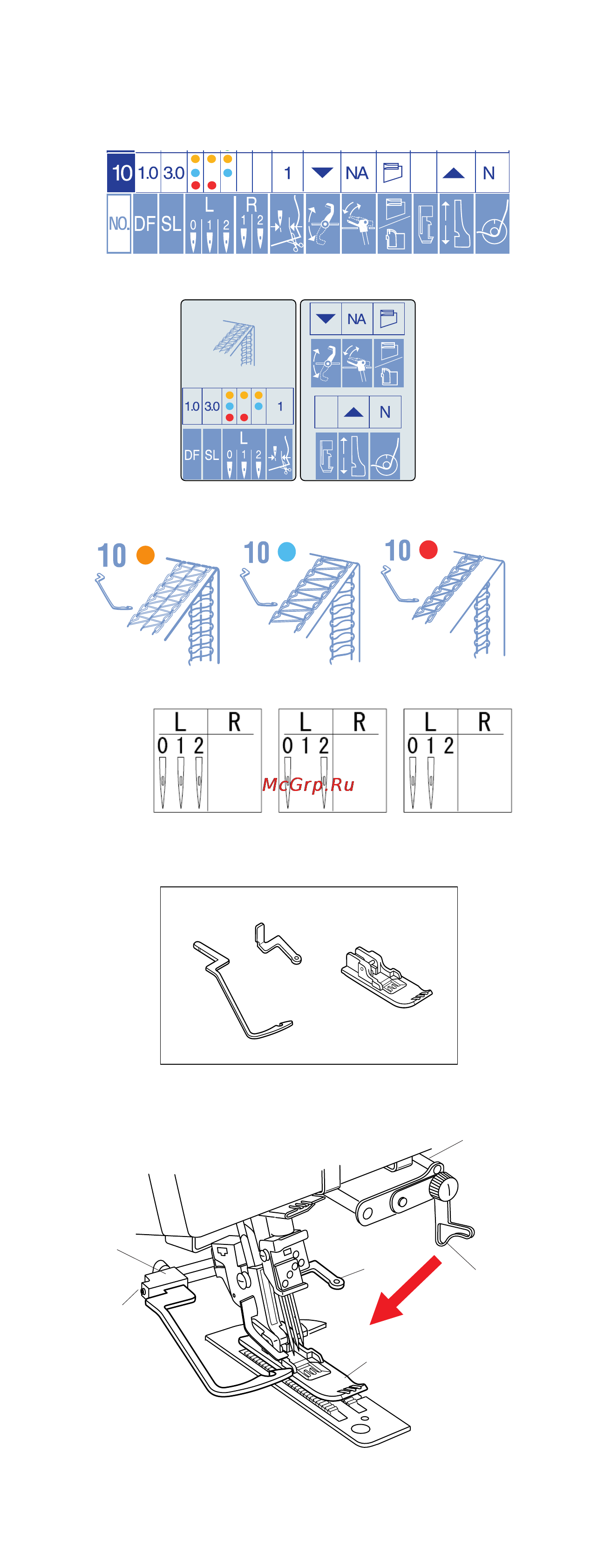Janome 1200D Инструкция по эксплуатации онлайн [28/57] 87152