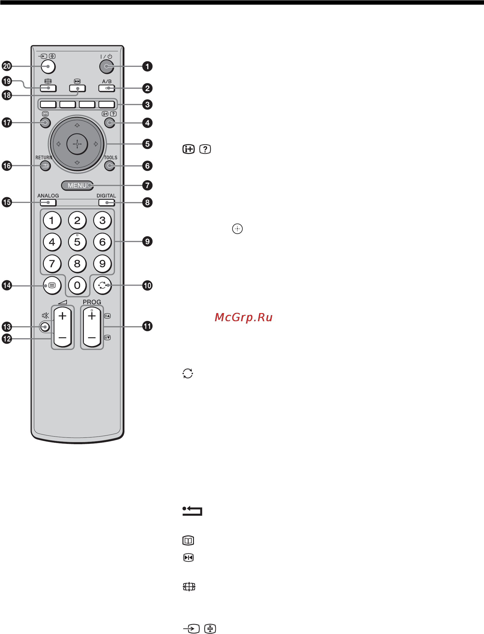 Sony BRAVIA KDL-40T3500 [49/203] Oversigt over fjernbetjeningen