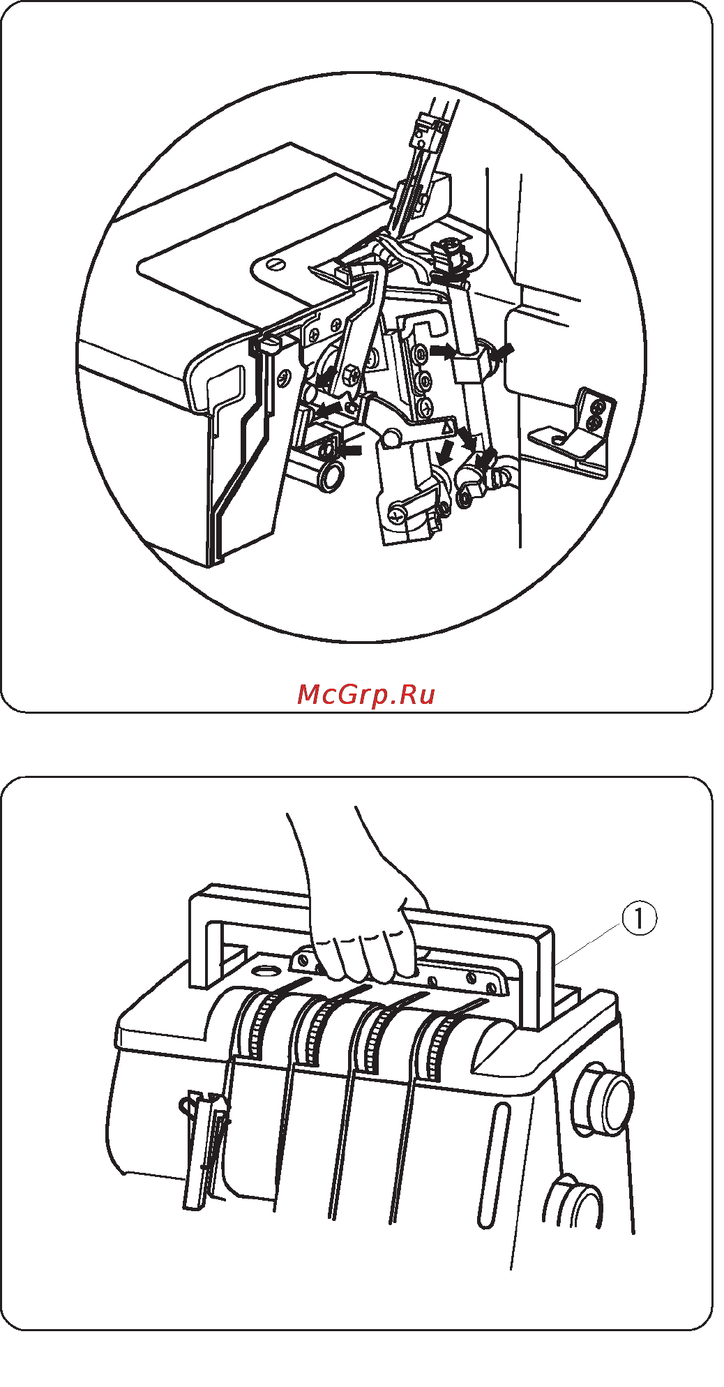 Janome 784D [46/50] Смазка машины