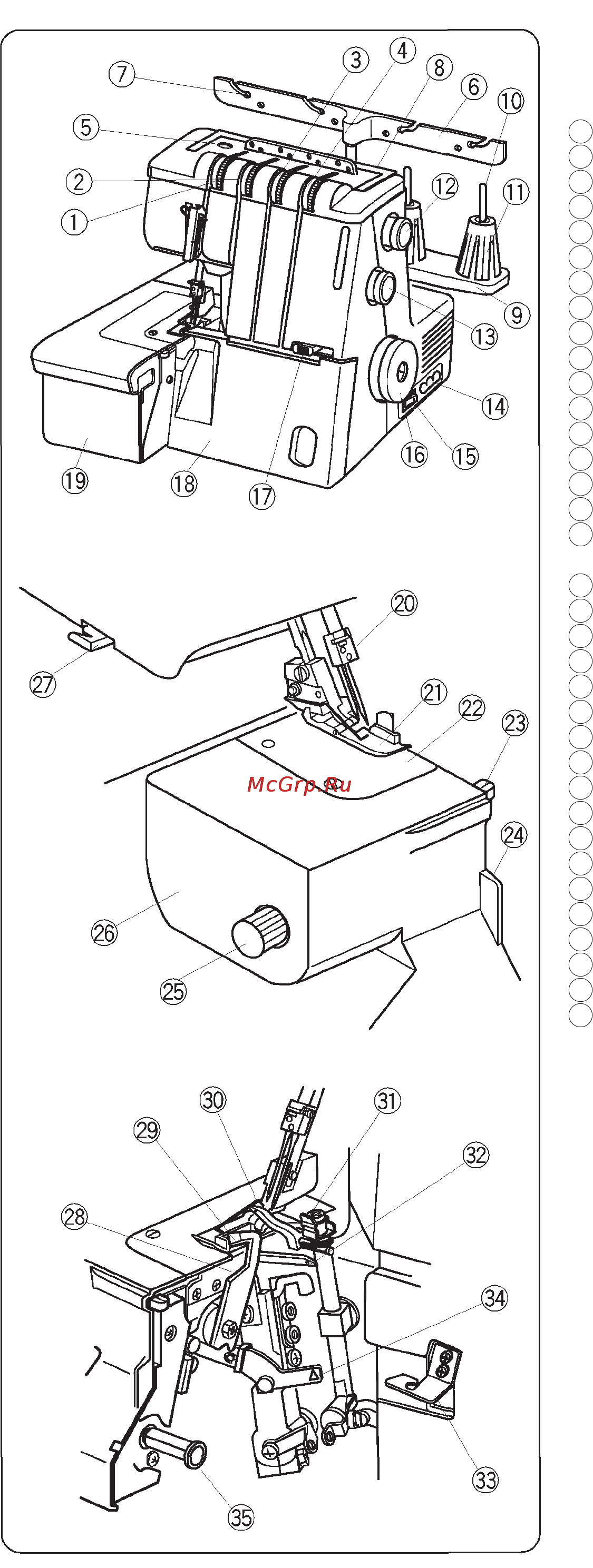 Janome 784D [5/50] Подготовка