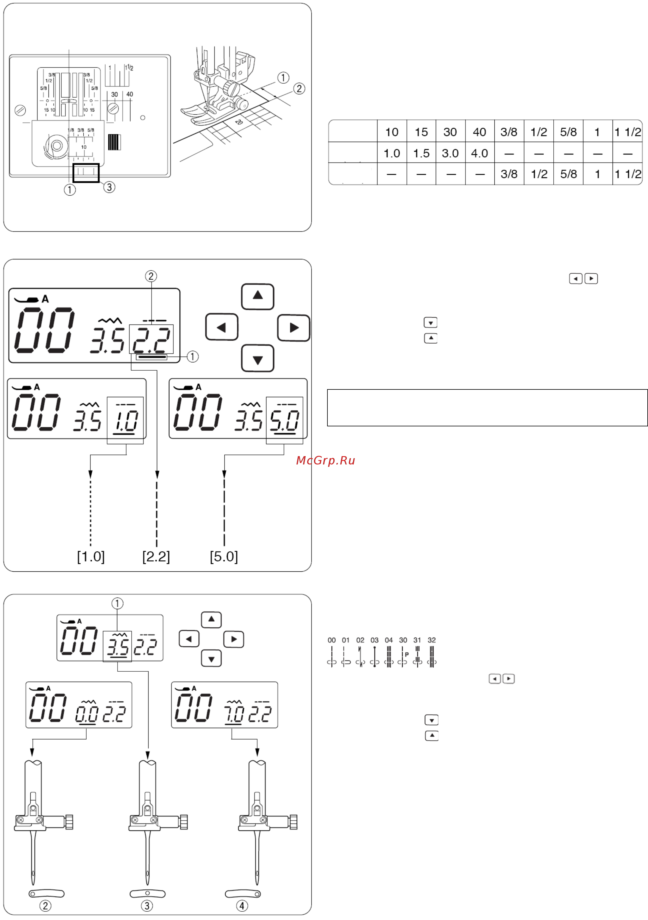Janome DC 603 (DECOR COMPUTER) [22/48] Игольная пластина