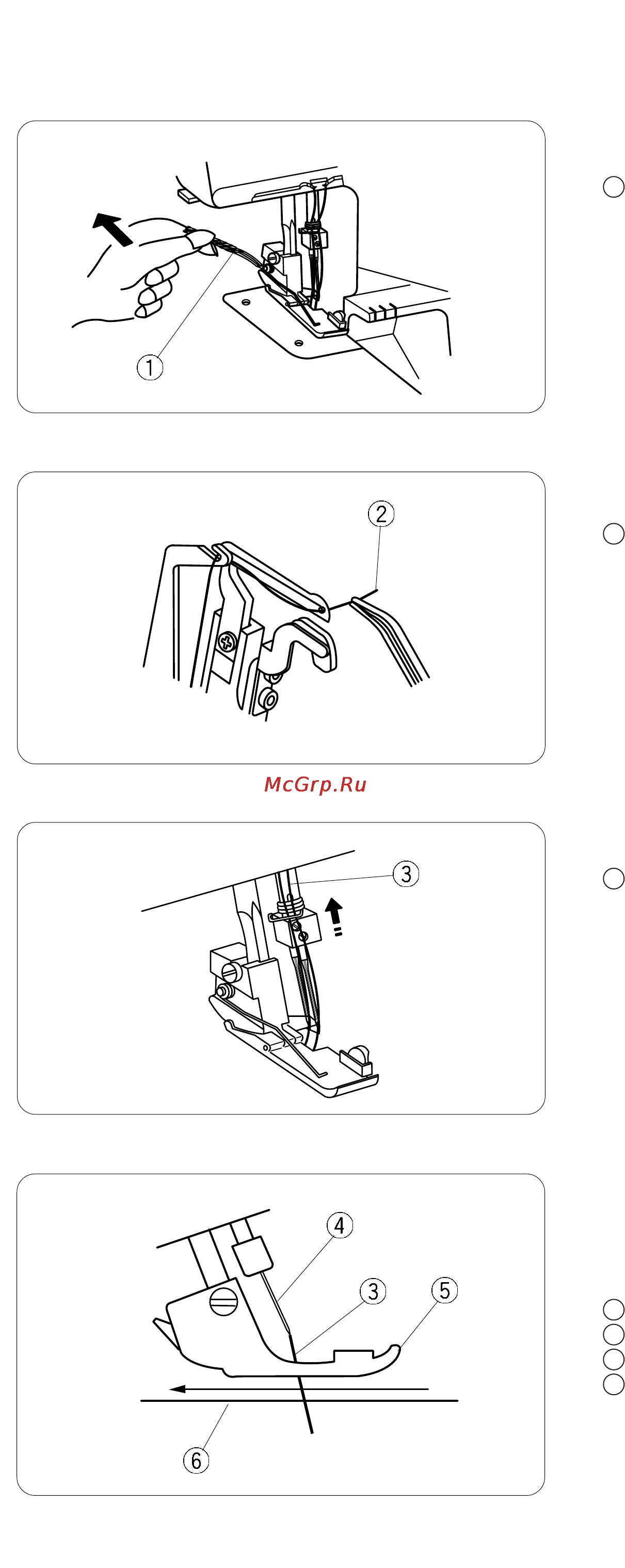 Janome 714D Инструкция по эксплуатации онлайн [19/48] 87161
