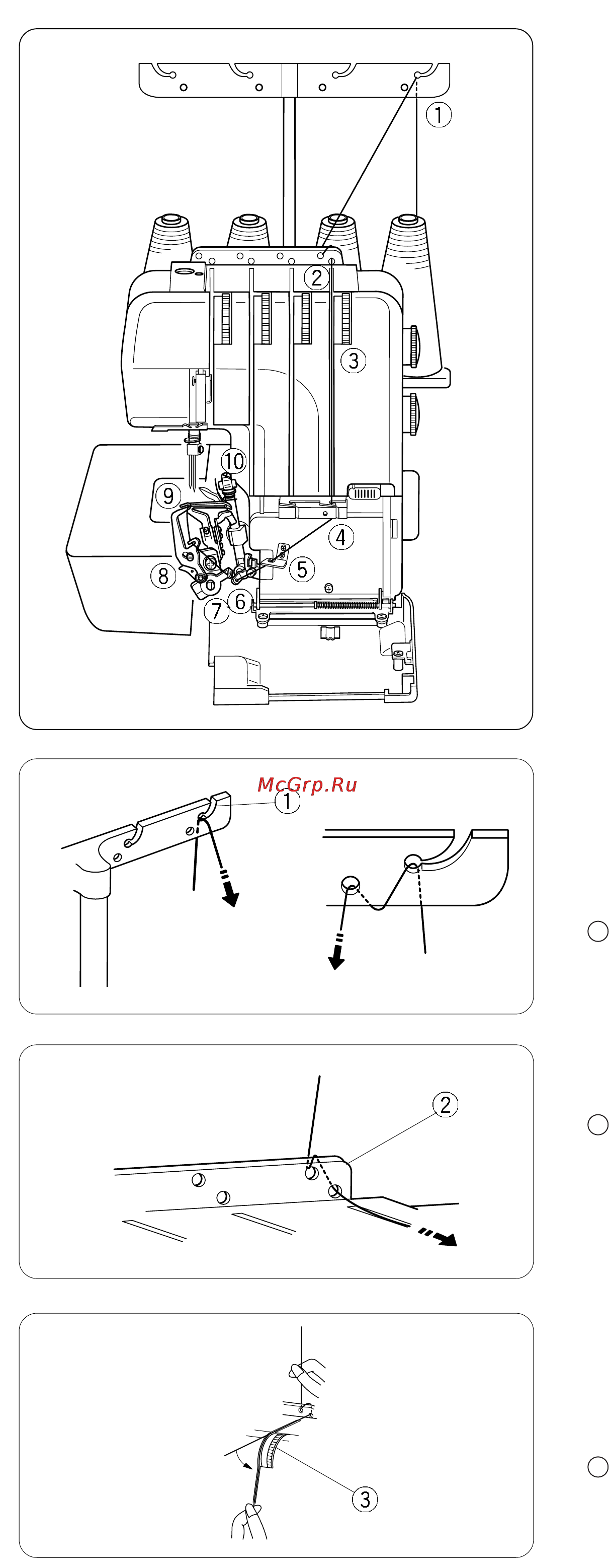 Janome 714D Инструкция по эксплуатации онлайн [20/48] 87161