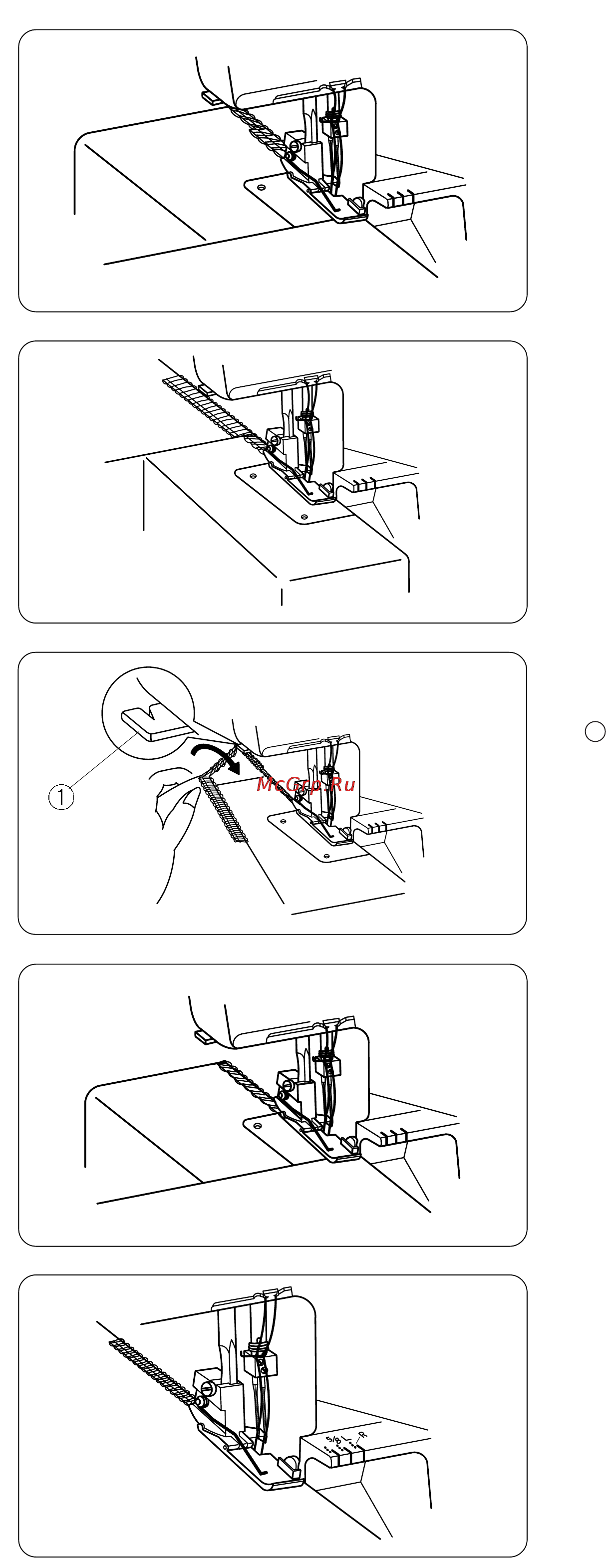Janome 714D [29/48] Начало шитья
