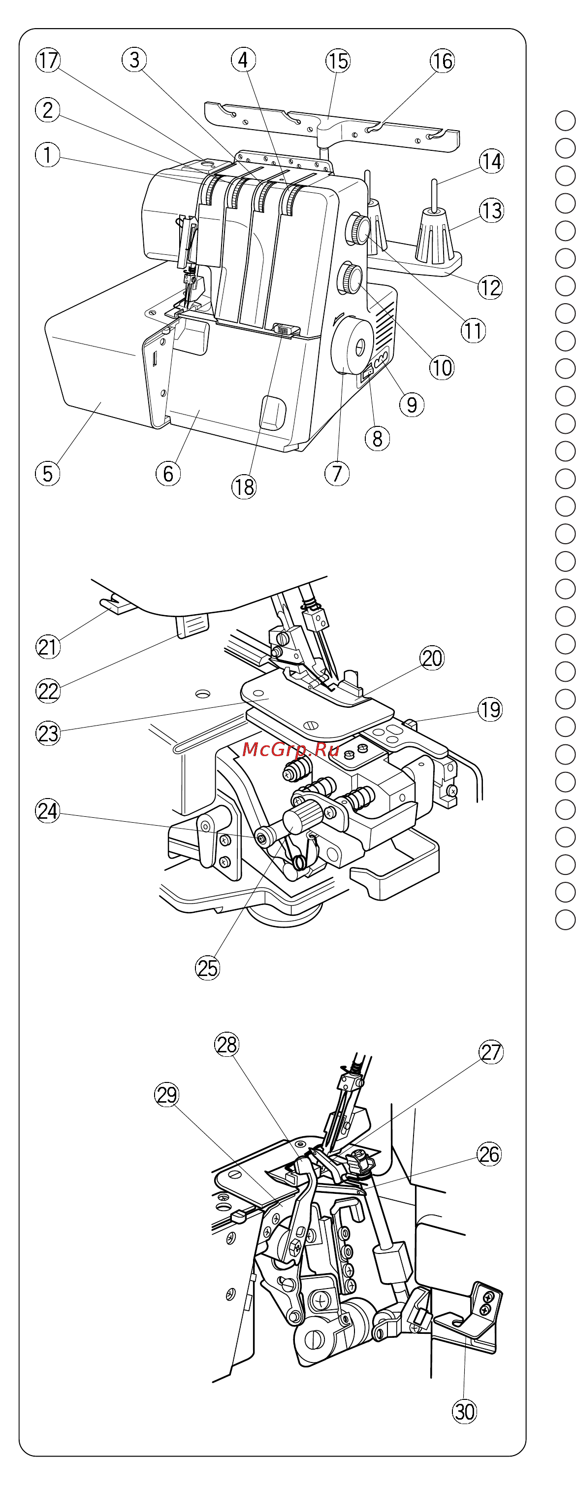 Janome 714D [5/48] Подготовка