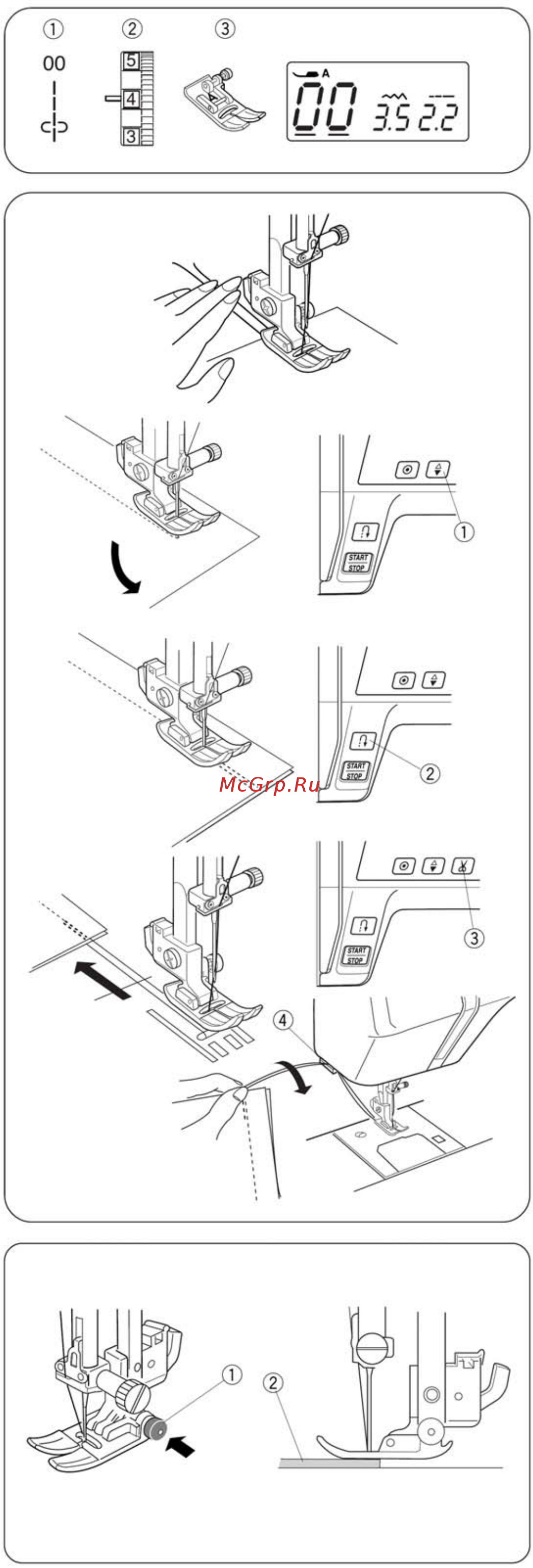 Janome 3160 QDC [22/49] Раздел iii основные швейные техники