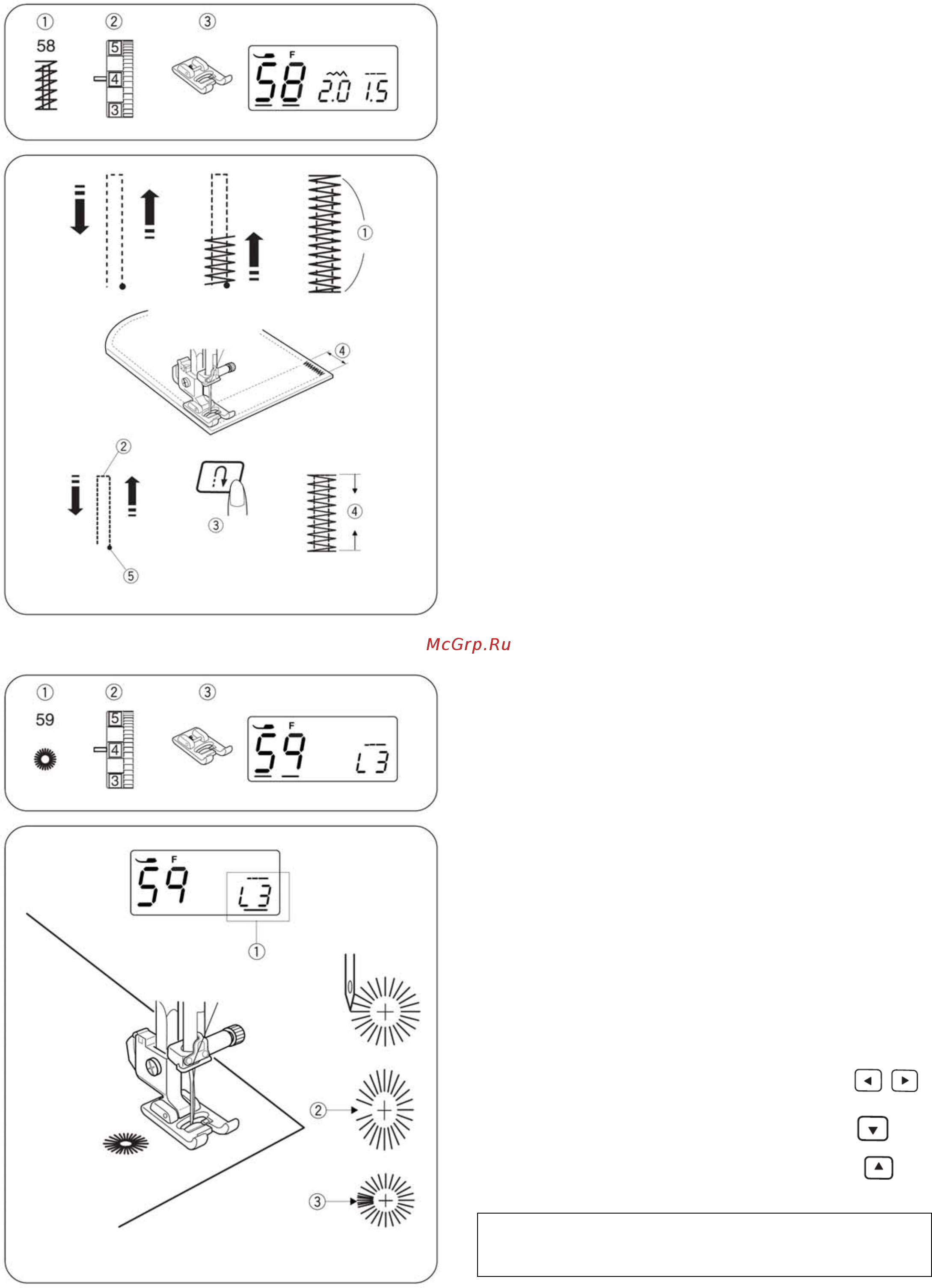 Janome QDC 3160 (QUILTERS DECOR COMPUTER) [36/49] Глазок